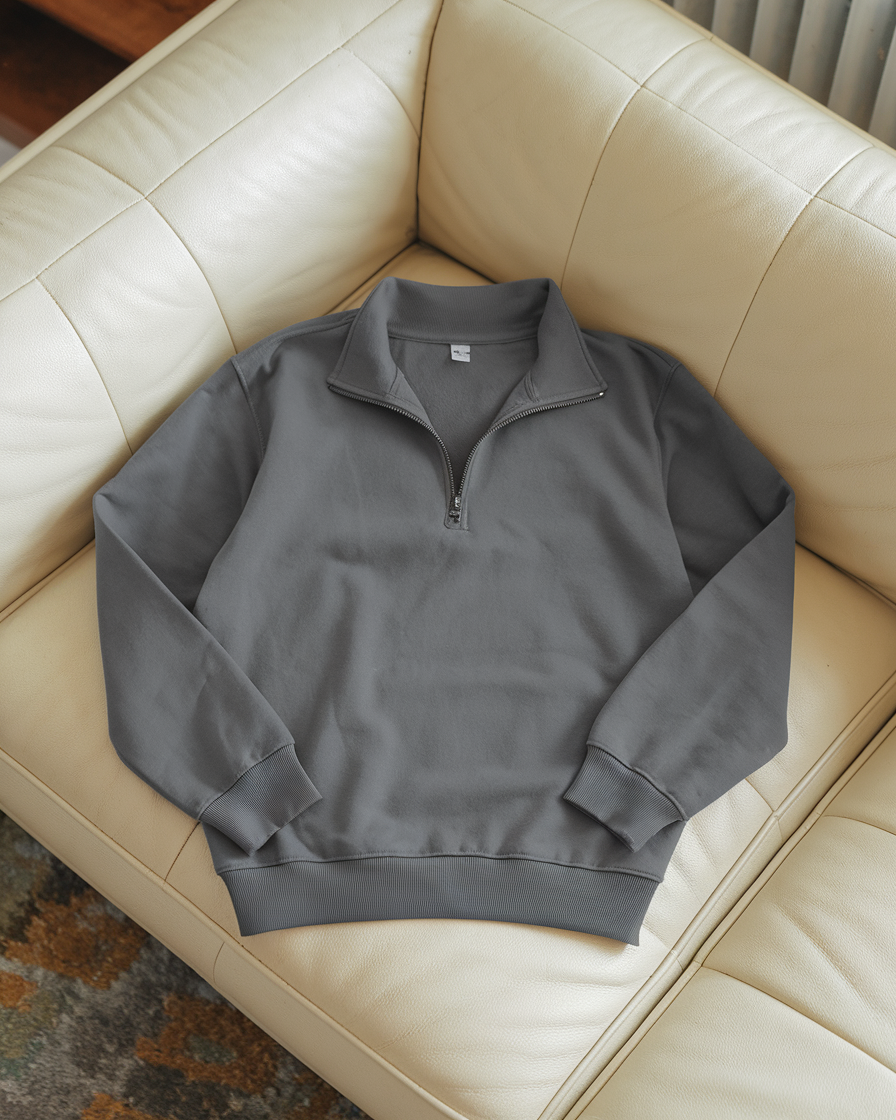 Quater Zip Sweatshirt