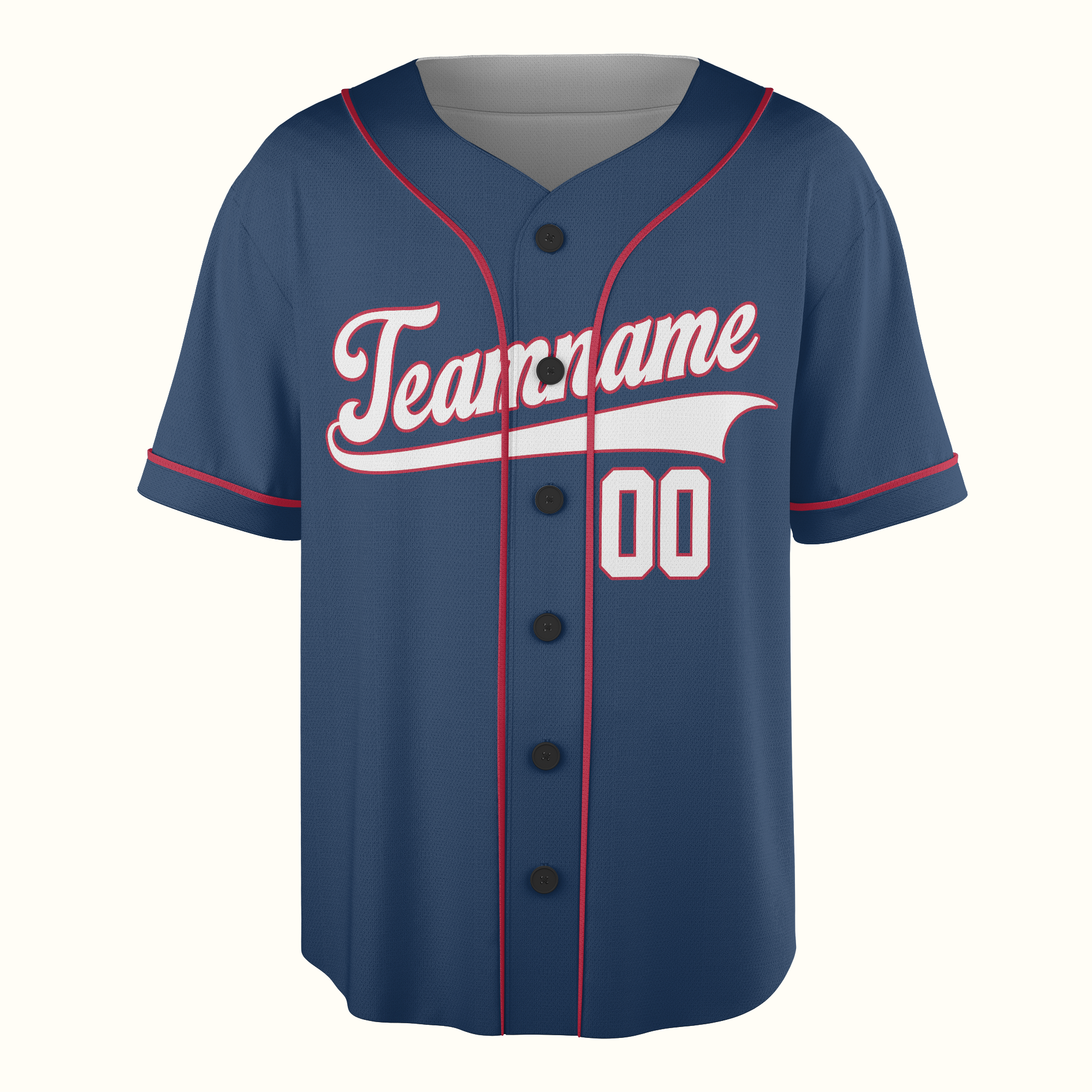 Custom Baseball Jersey With Team Name Number Logo