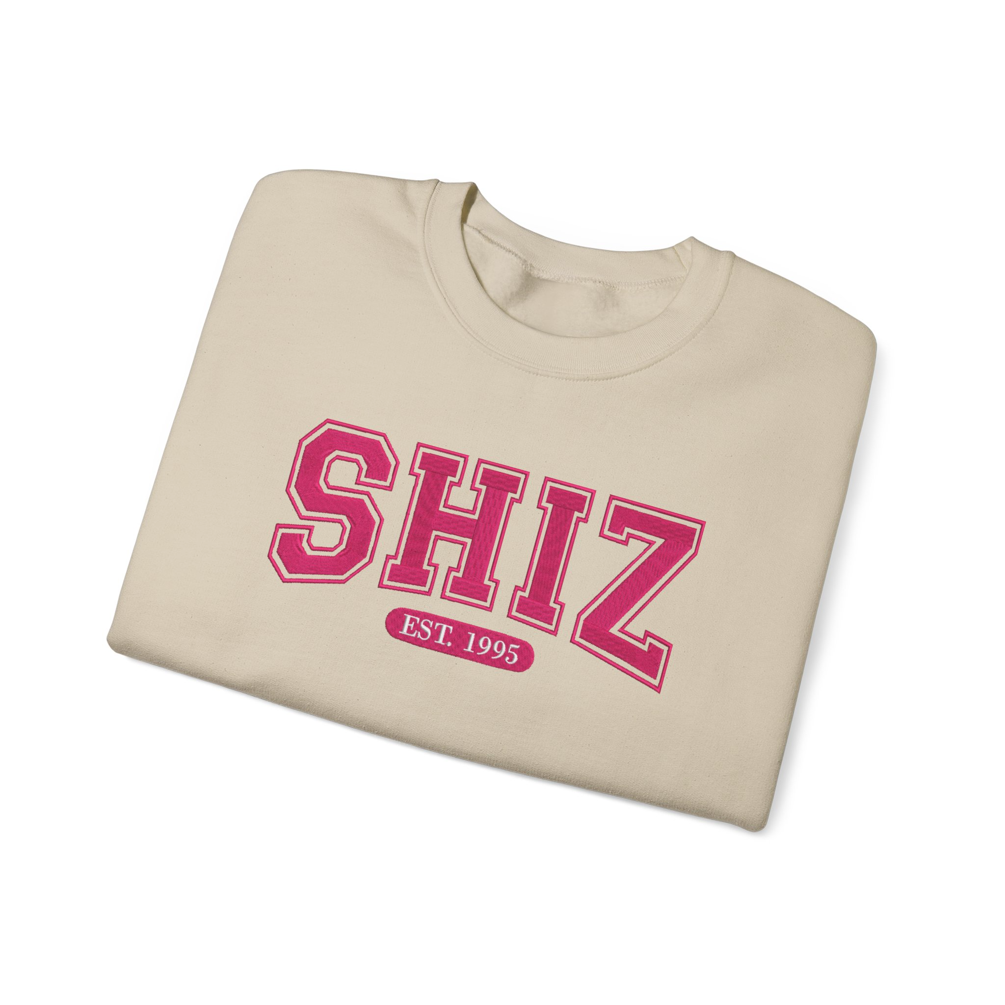 SHIZ Est.1995 Hot Pink Embroidered Sweatshirt