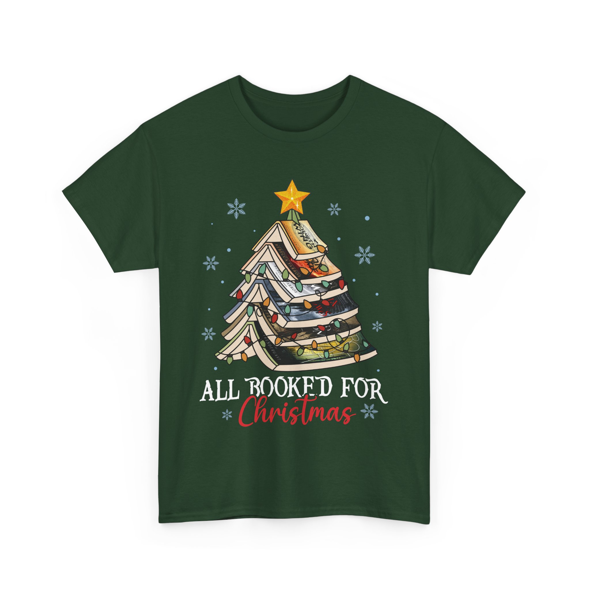 Personalized Favorite Book Christmas Tree T-shirt