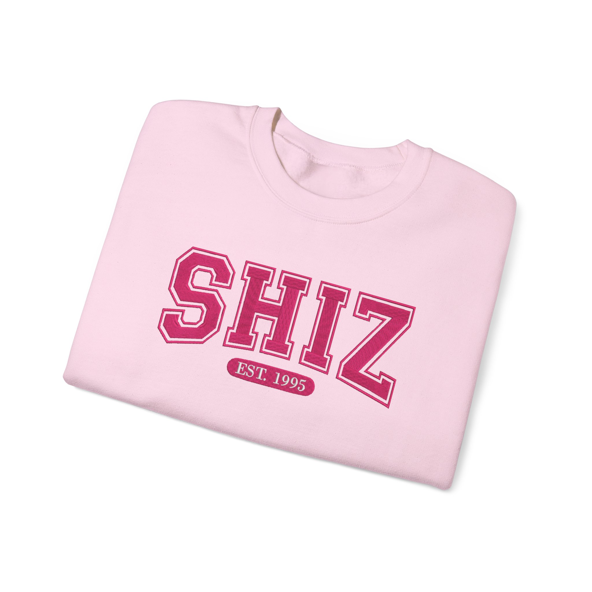 SHIZ Est.1995 Hot Pink Embroidered Sweatshirt