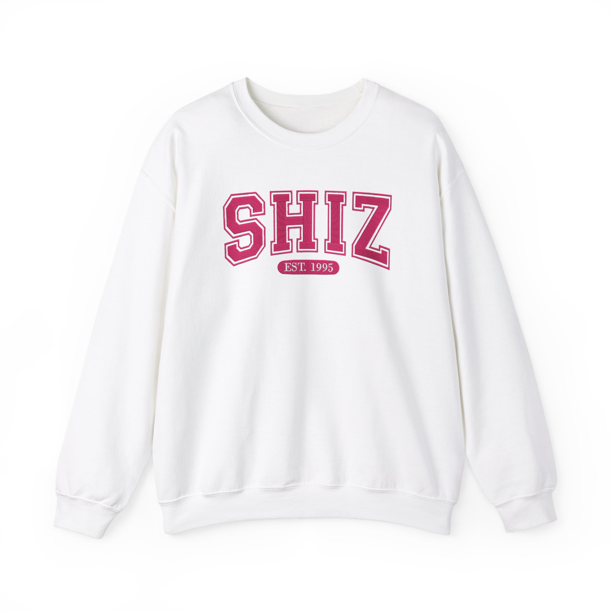 SHIZ Est.1995 Hot Pink Embroidered Sweatshirt