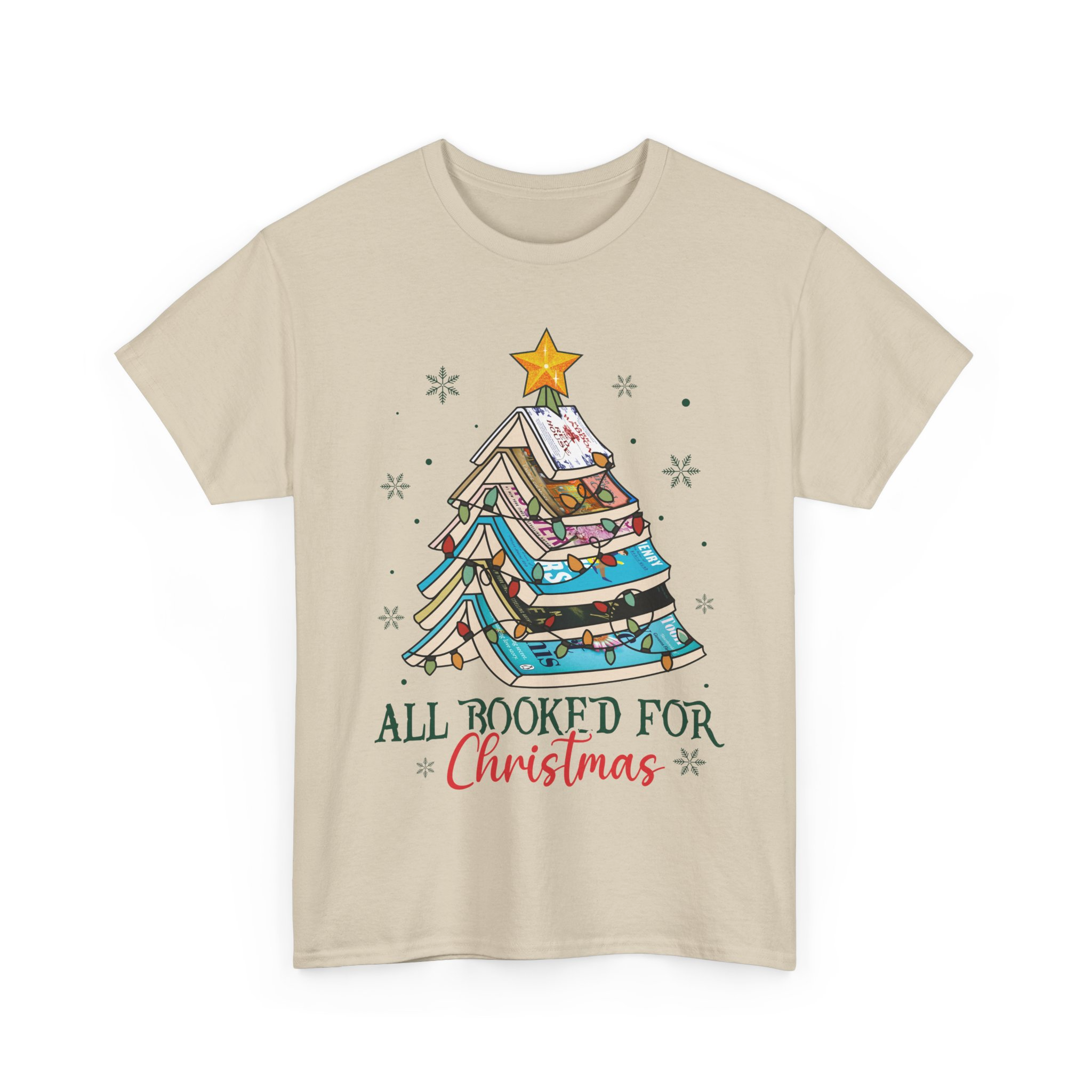 Personalized Favorite Book Christmas Tree T-shirt