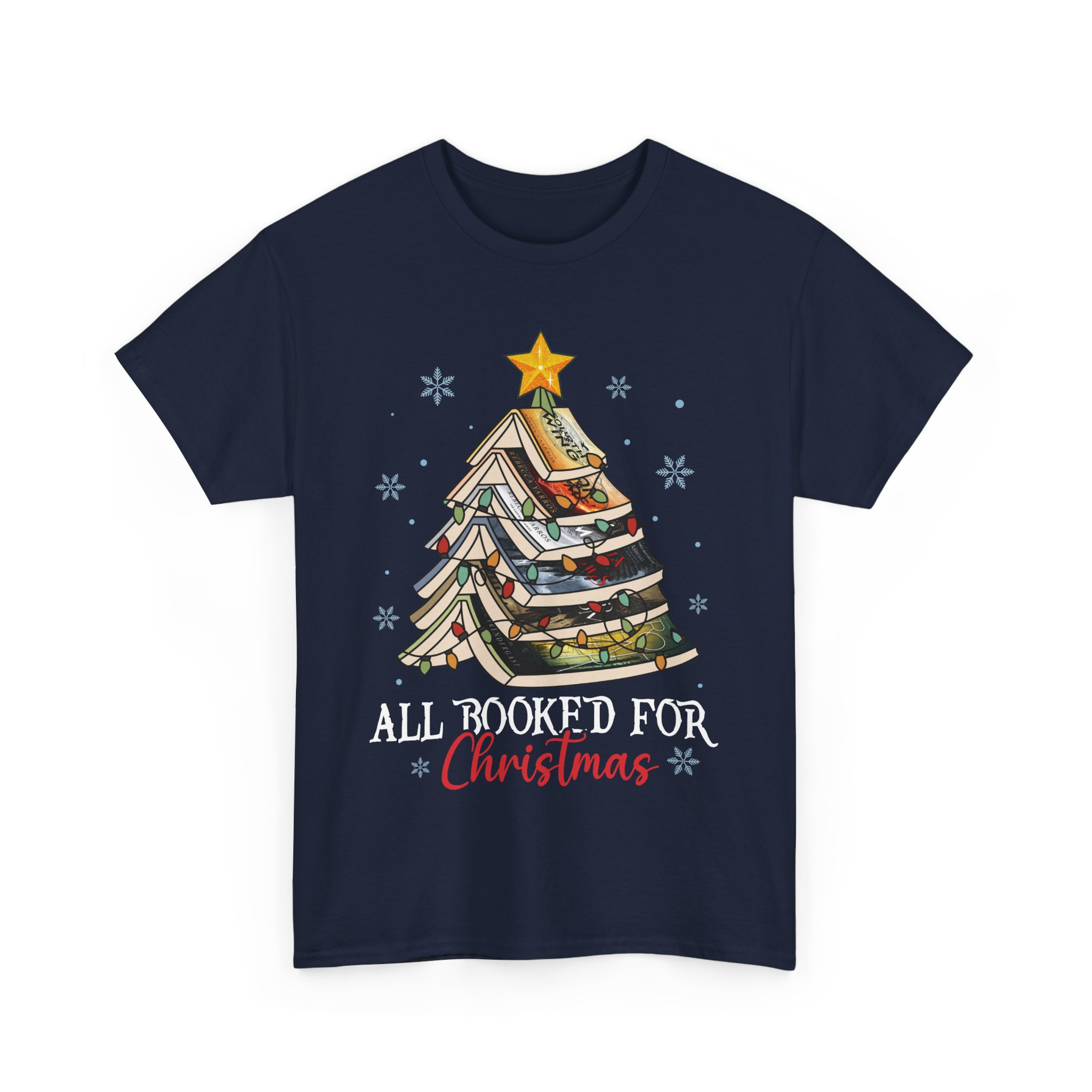 Personalized Favorite Book Christmas Tree T-shirt