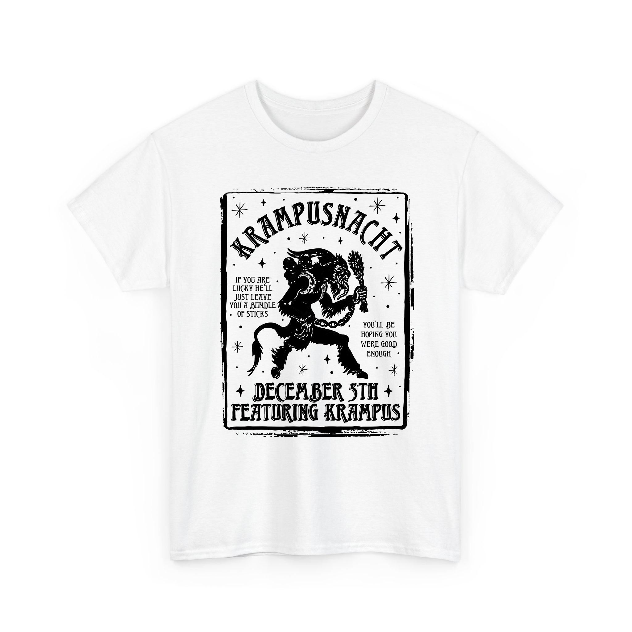 Festive Creepmas Krampusnacht December 5th German Christmas T-shirt