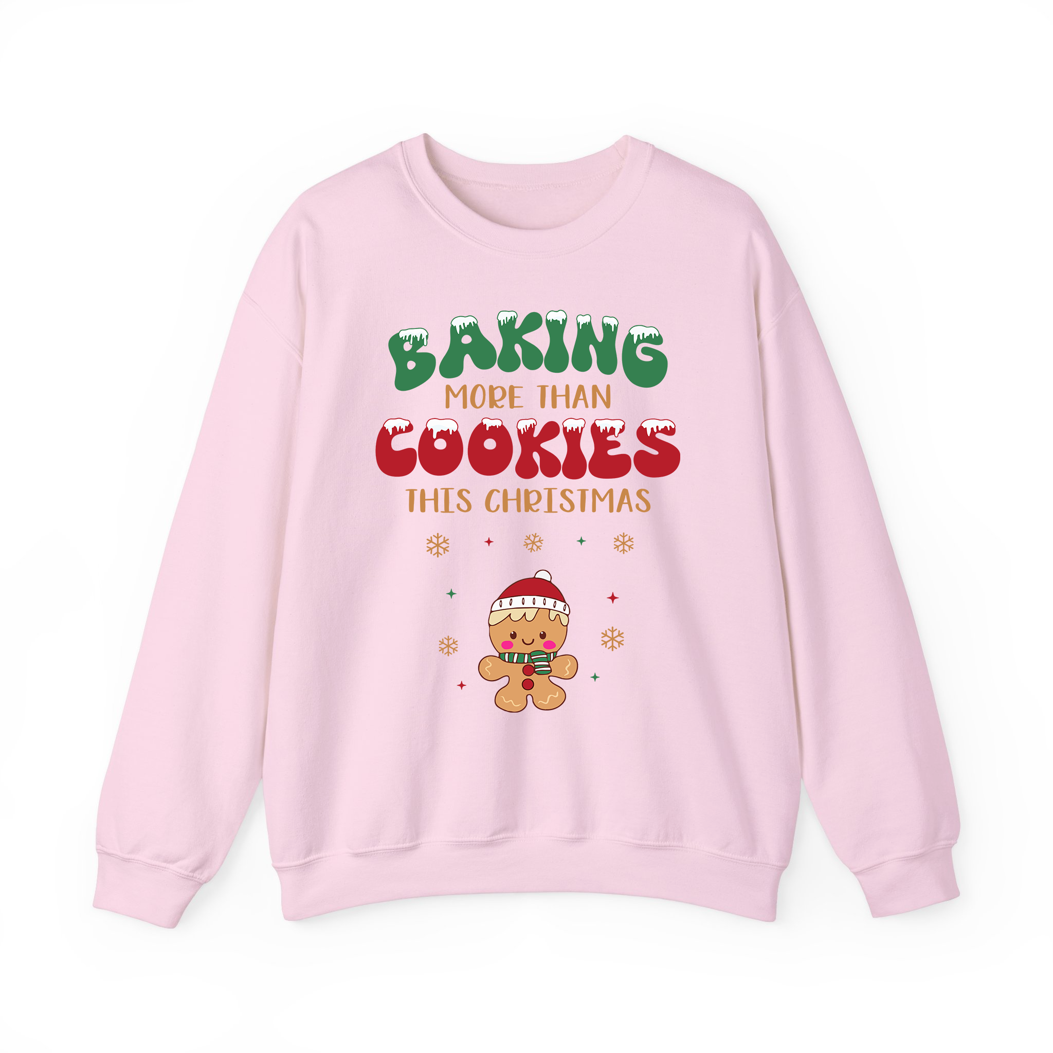 Pregnancy Announcement With Baking More Than Cookies This Christmas Sweatshirt