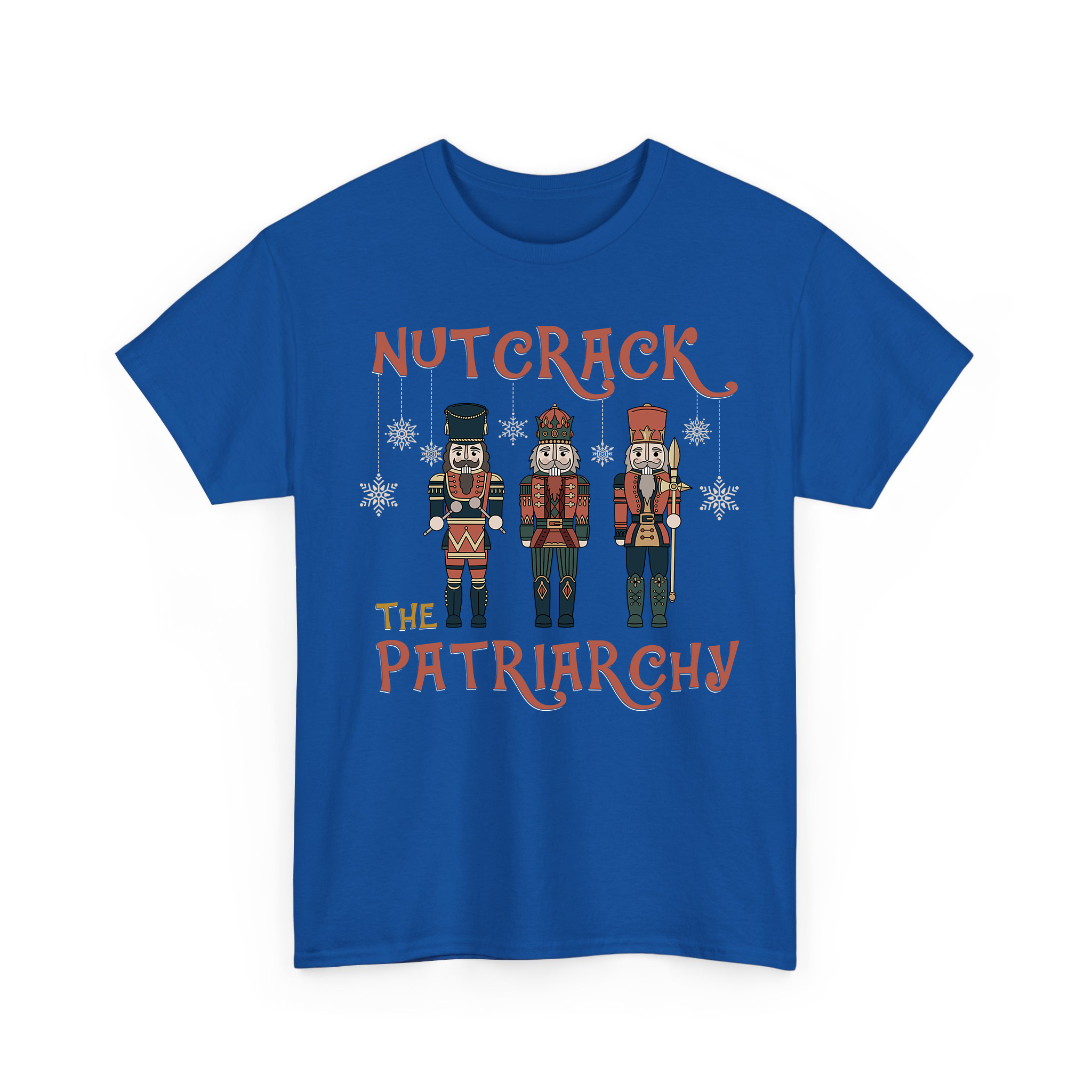 Nutcrack The Partriarchy Vintage Christmas T-shirt