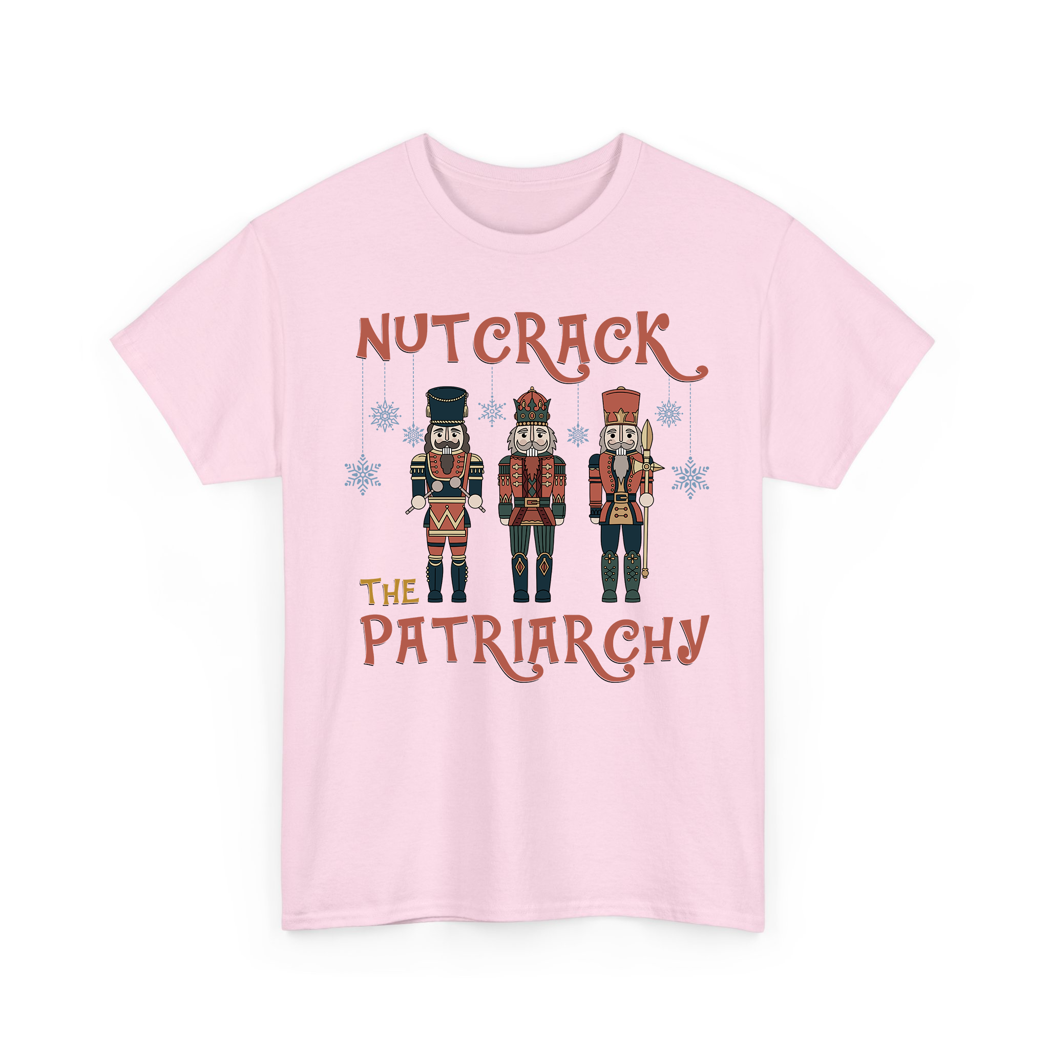 Nutcrack The Partriarchy Vintage Christmas T-shirt