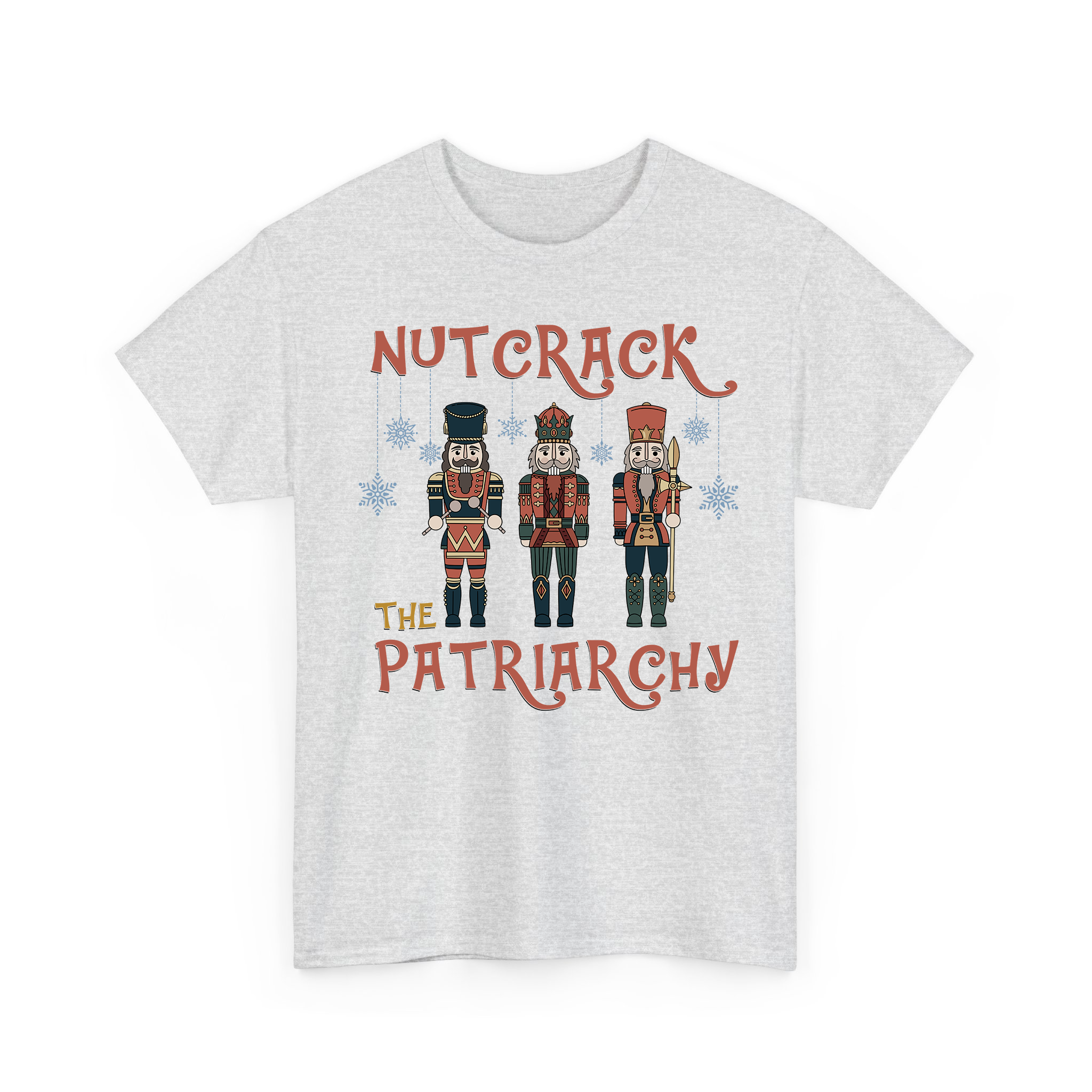 Nutcrack The Partriarchy Vintage Christmas T-shirt