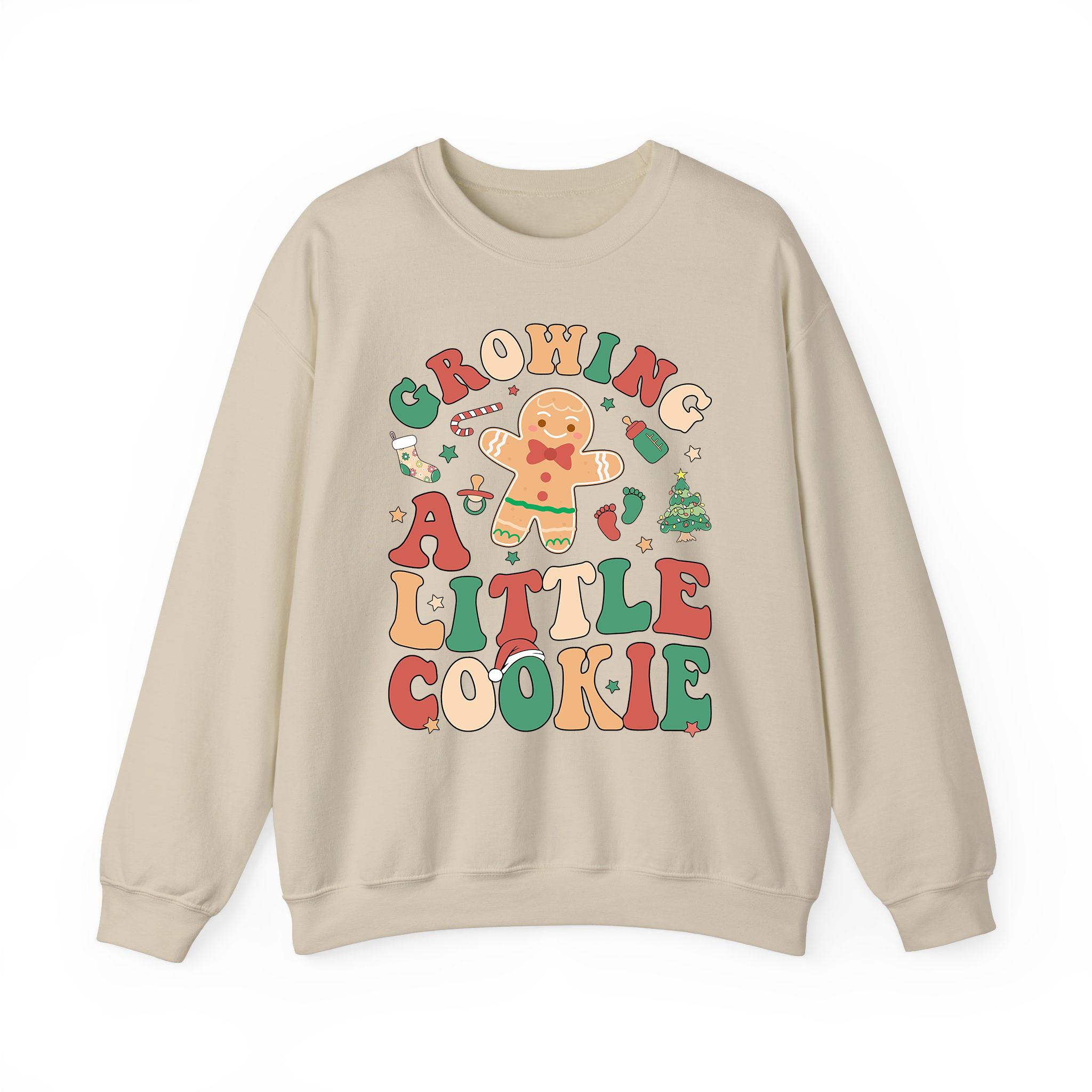 Pregnancy Announcement With Growing A Little Cookie Sweatshirt