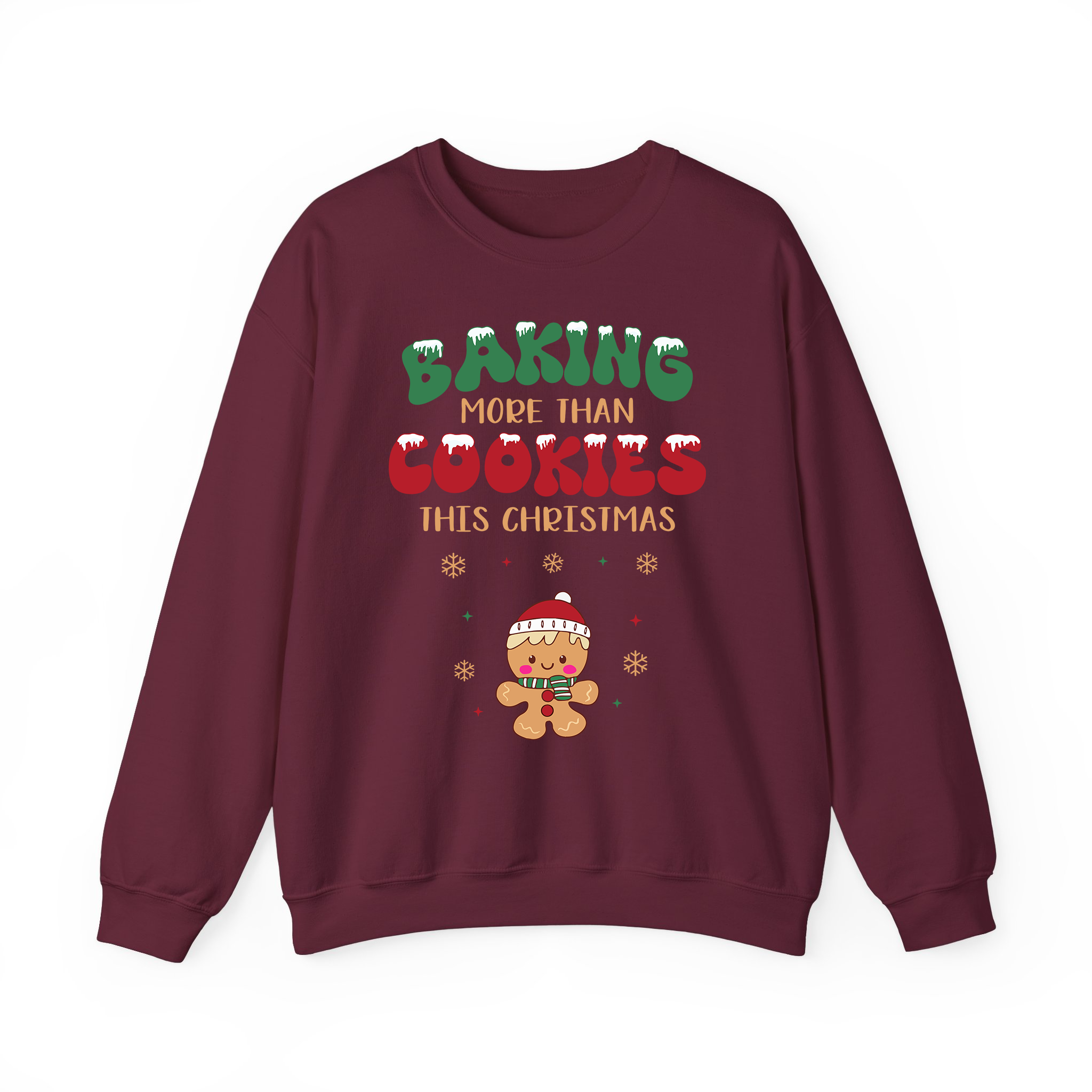 Pregnancy Announcement With Baking More Than Cookies This Christmas Sweatshirt