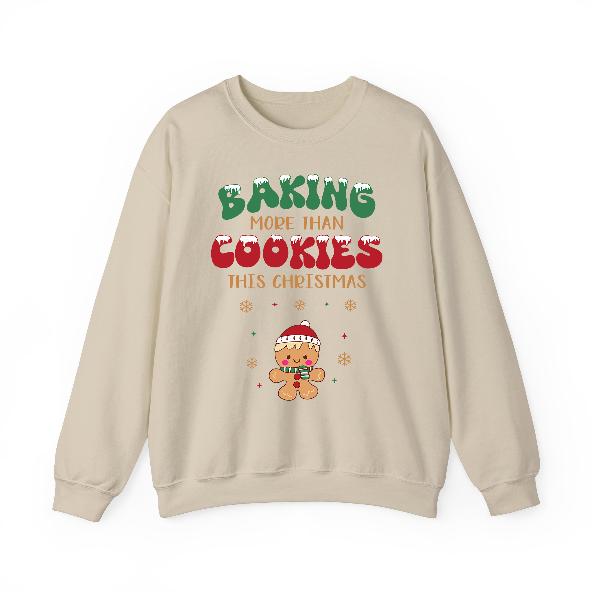 Pregnancy Announcement With Baking More Than Cookies This Christmas Sweatshirt