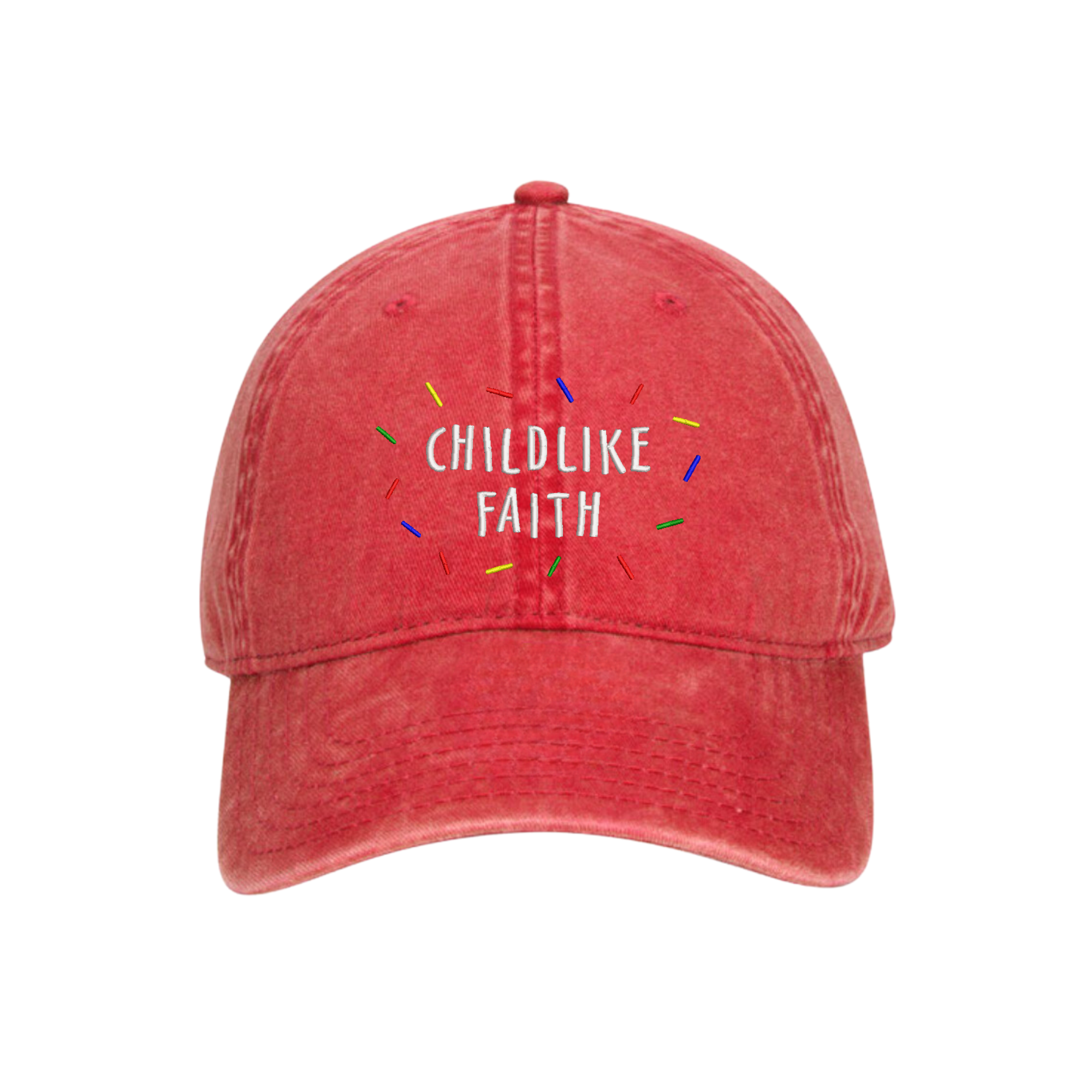 Chidlike Faith Bible Embroidered Hat, Christian Apparel