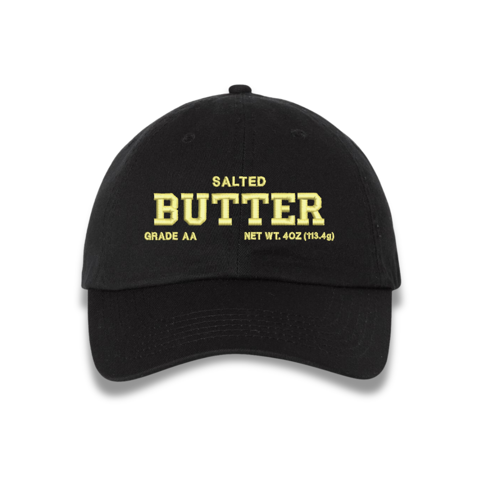 Salted BUTTER Embroidered Hat, Funny Gift for Bakers