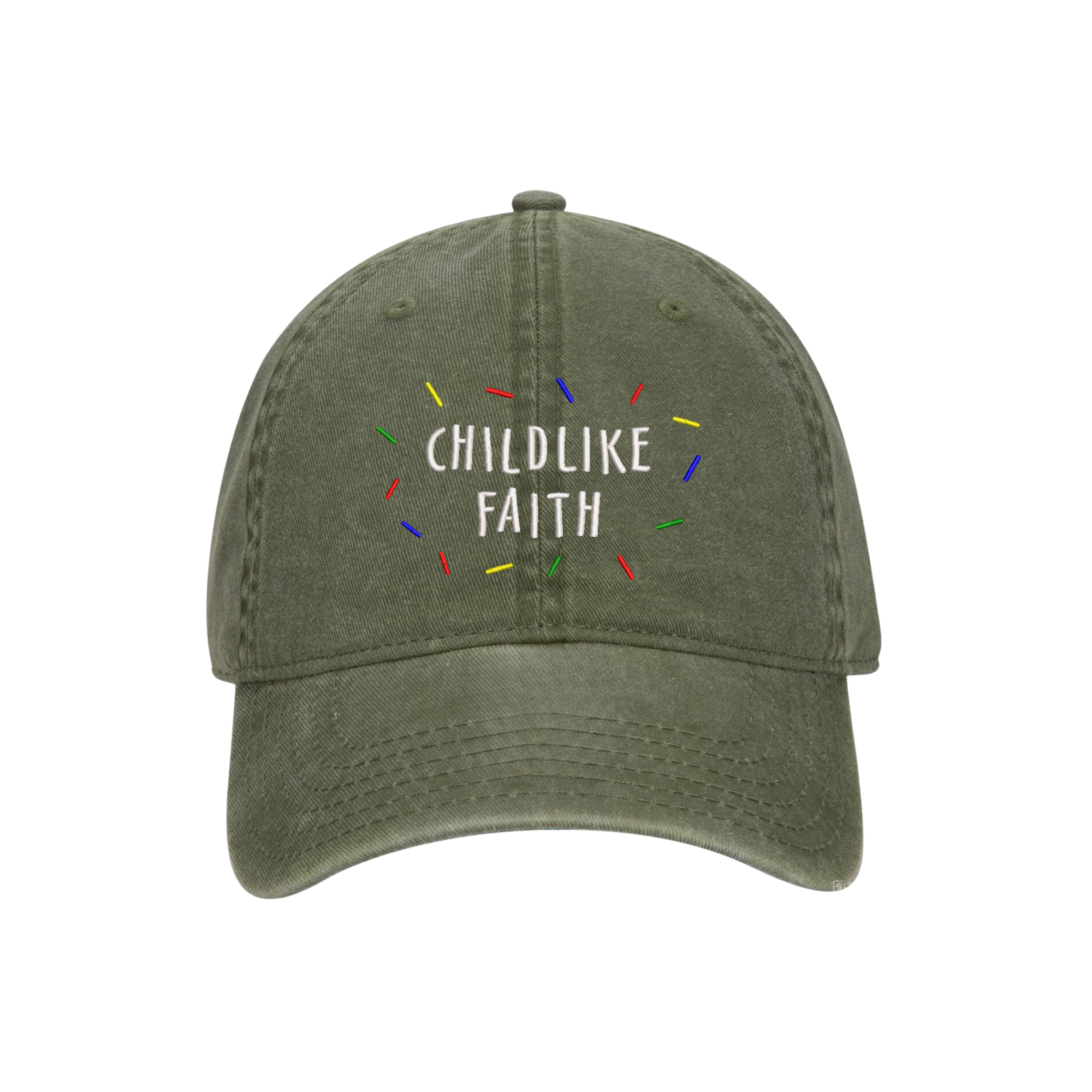 Chidlike Faith Bible Embroidered Hat, Christian Apparel