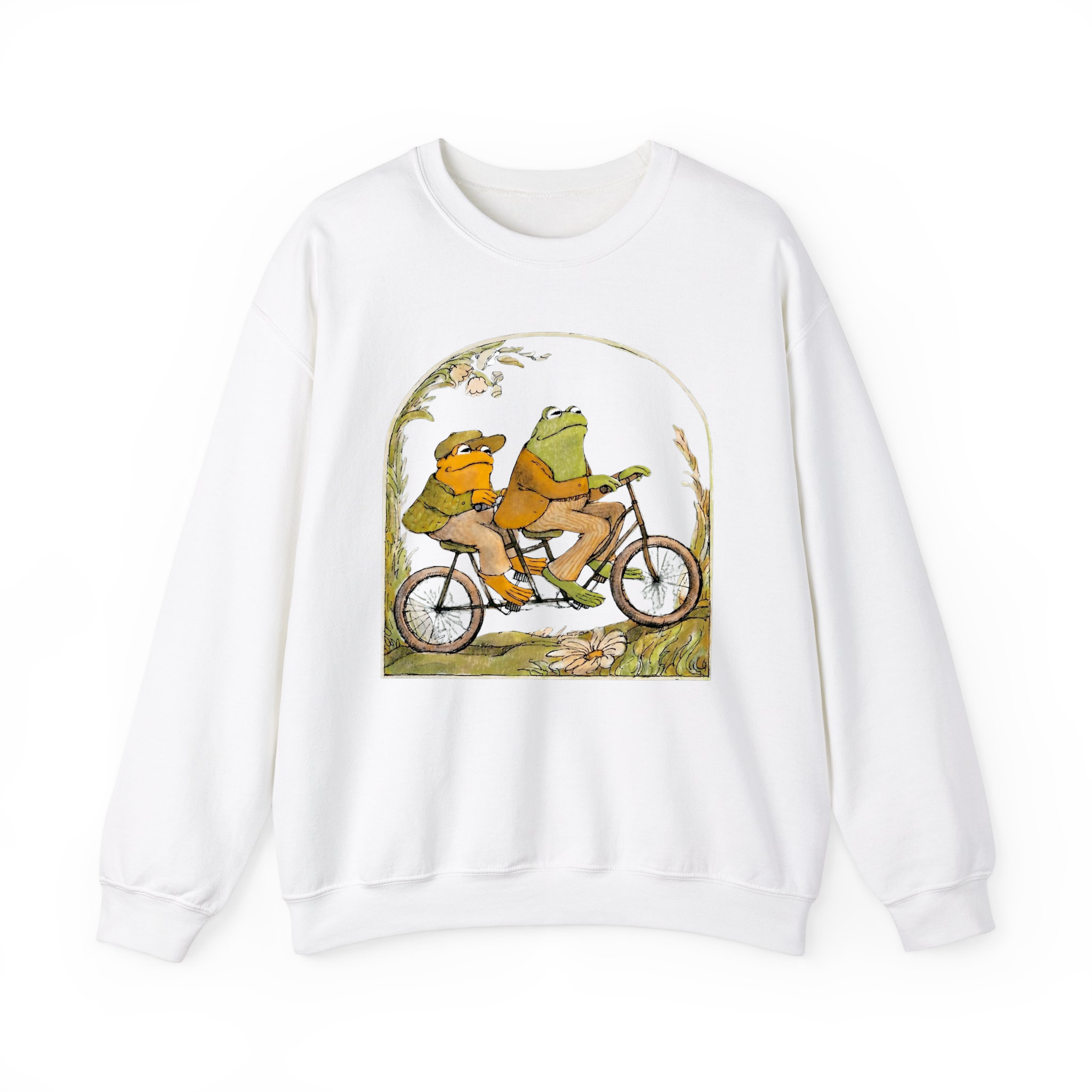 Frog And Toad Classic Book Sweatshirt, Cottagecore Aesthetic Shirt For Book Lover