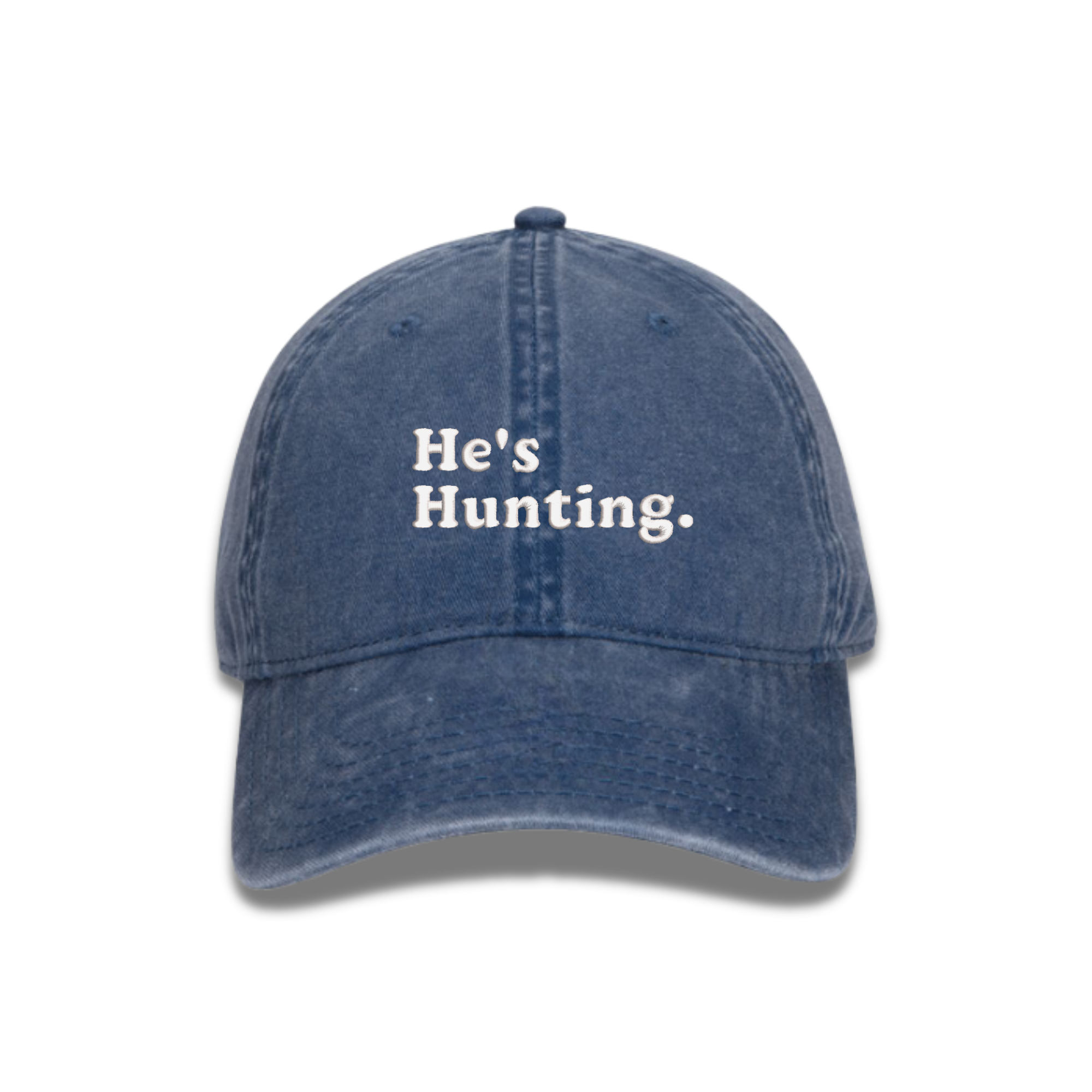 He's Hunting Embroidered Hat, Hunting Season Wife Gift