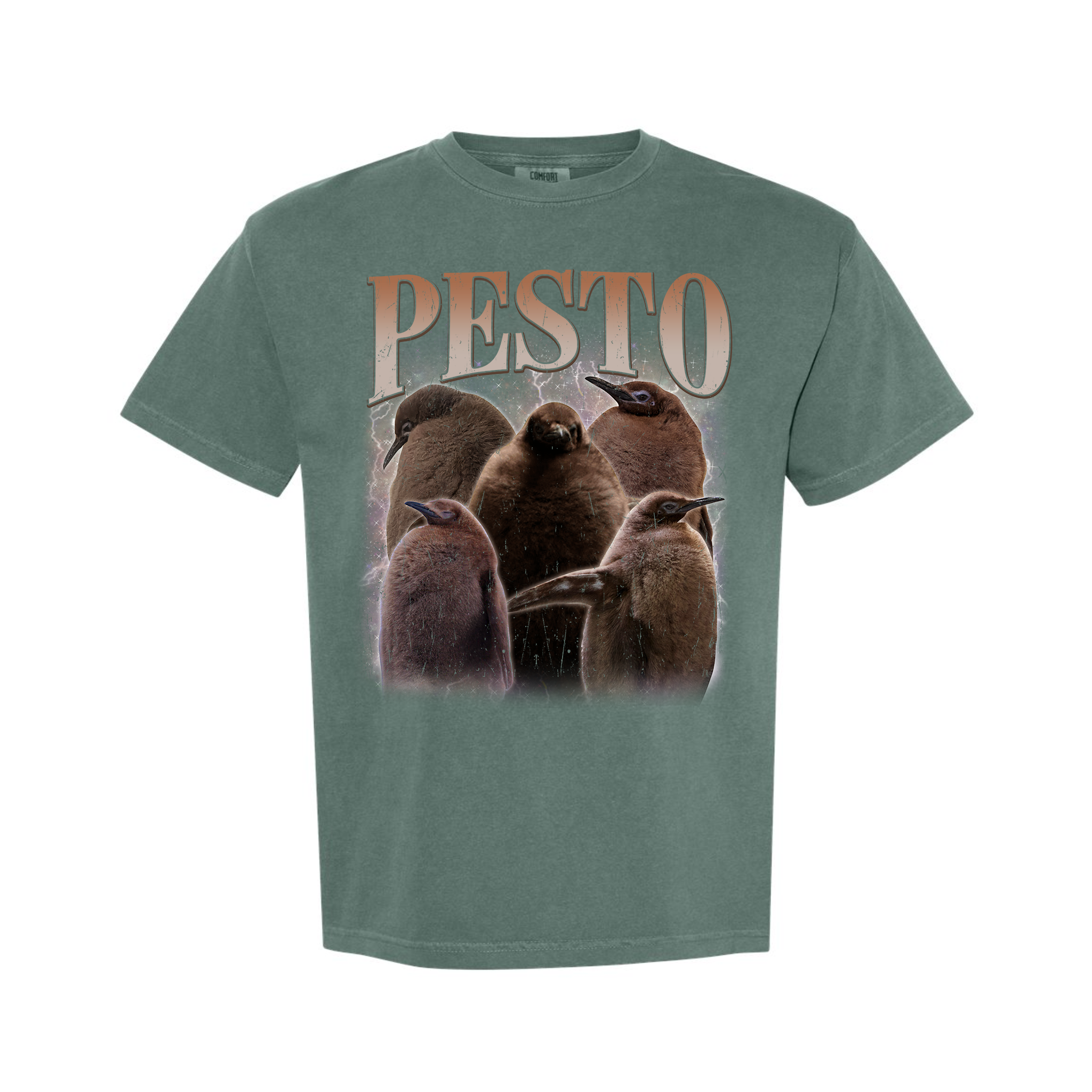 Pesto The Baby Penguin Bootleg Retro Comfort Color T-shirt