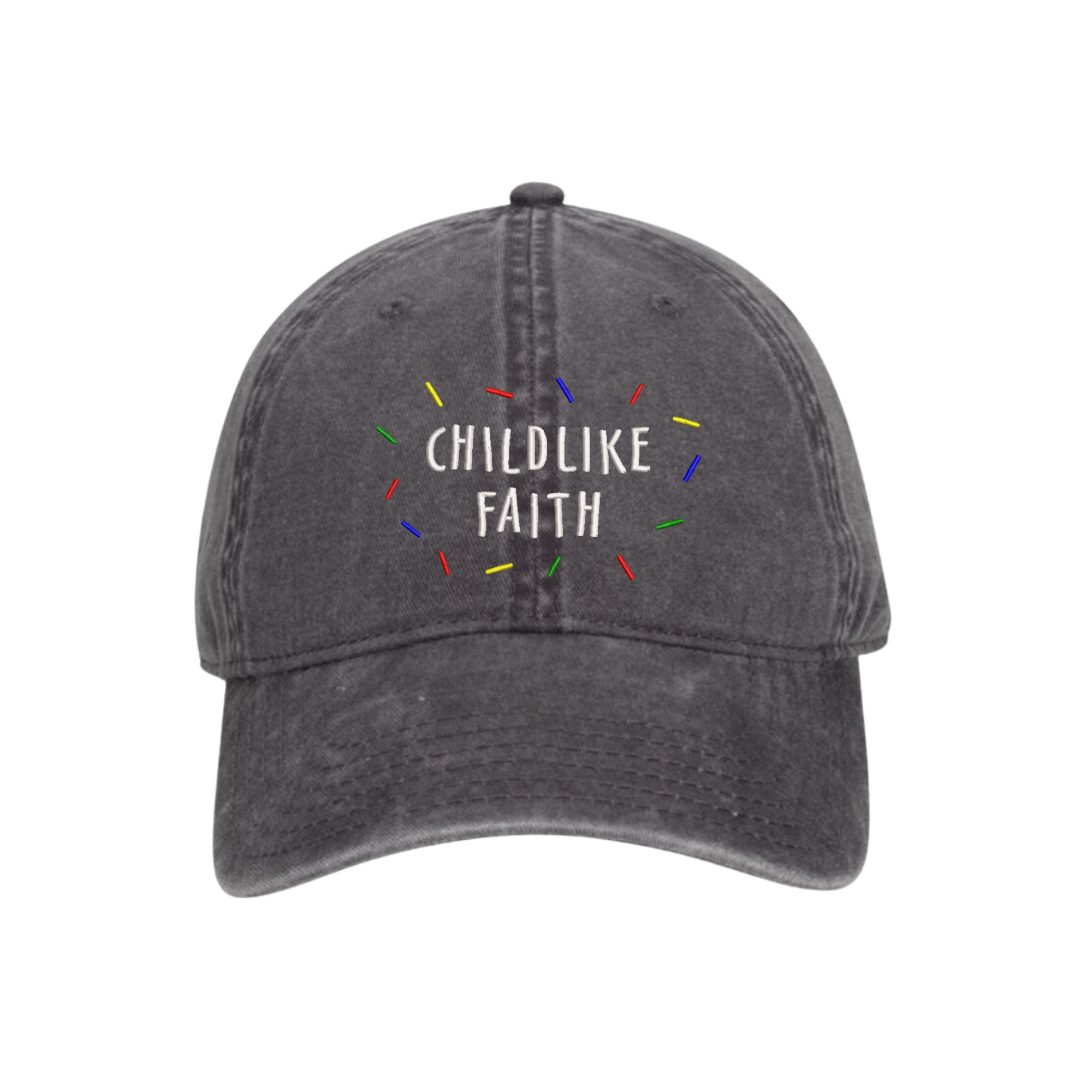 Chidlike Faith Bible Embroidered Hat, Christian Apparel