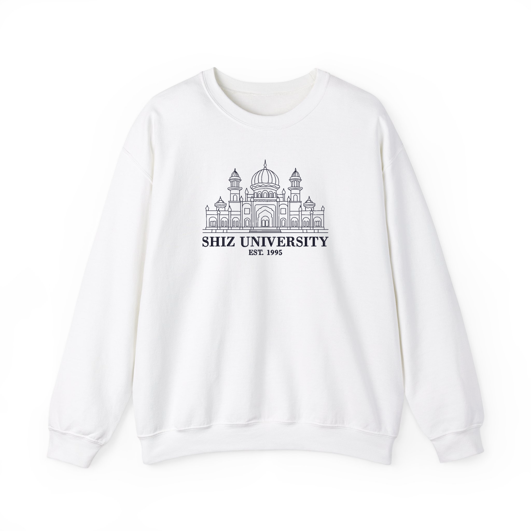 SHIZ Est. University Personalized Year Embroidered Sweatshirt