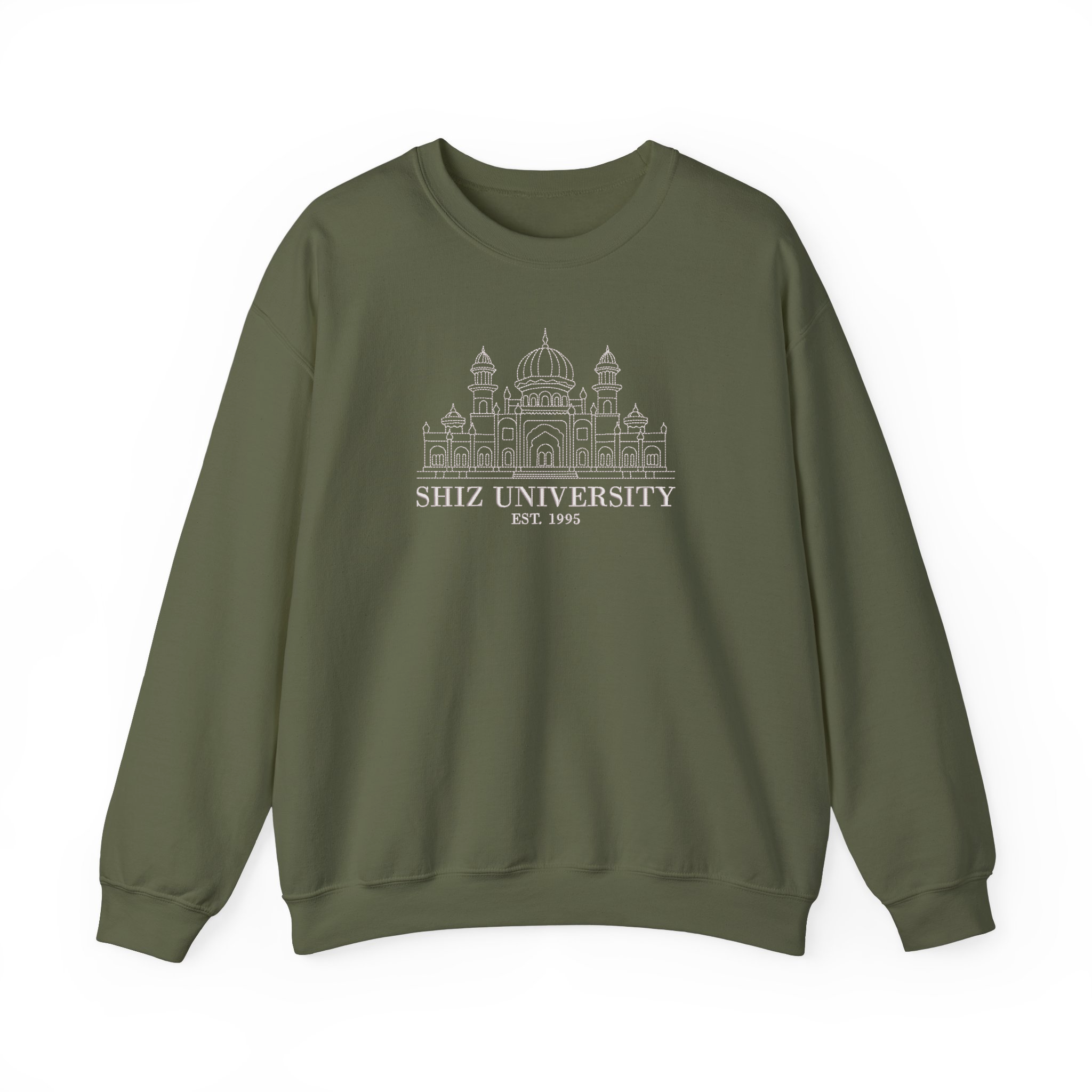 SHIZ Est. University Personalized Year Embroidered Sweatshirt