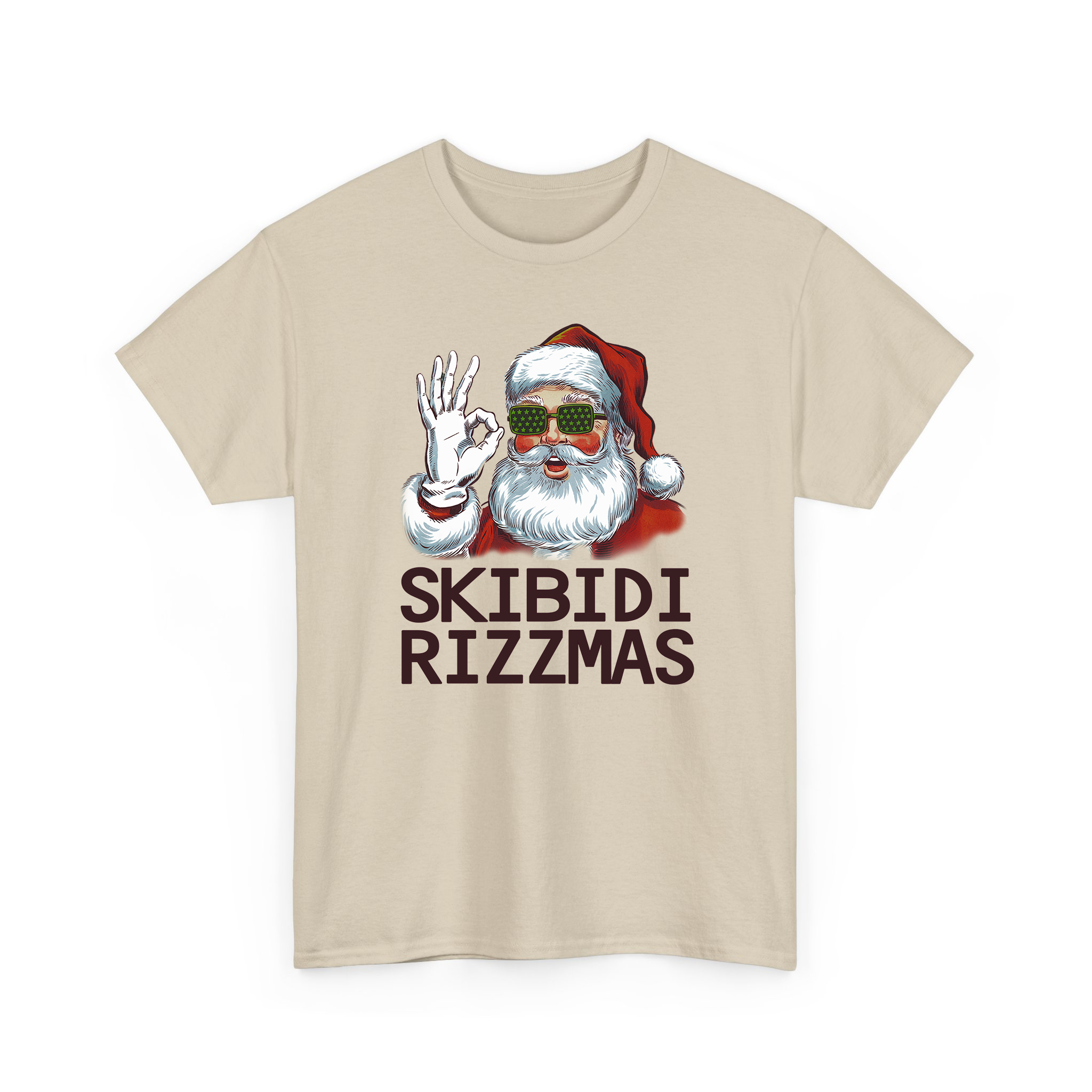 Skibidi Rizzmas Christmas Rizz Santa Claus Charisma T-shirt