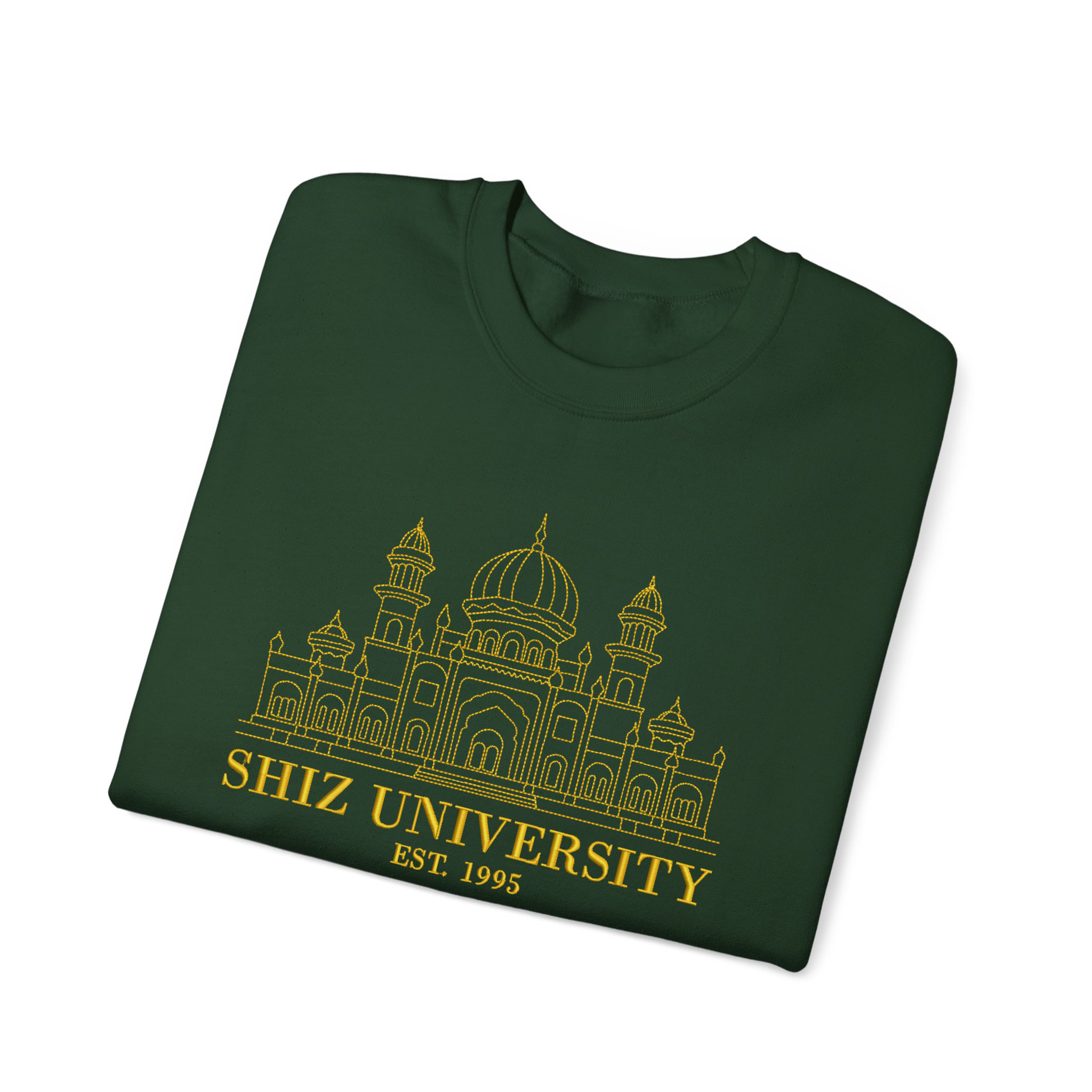 SHIZ Est. University Personalized Year Embroidered Sweatshirt