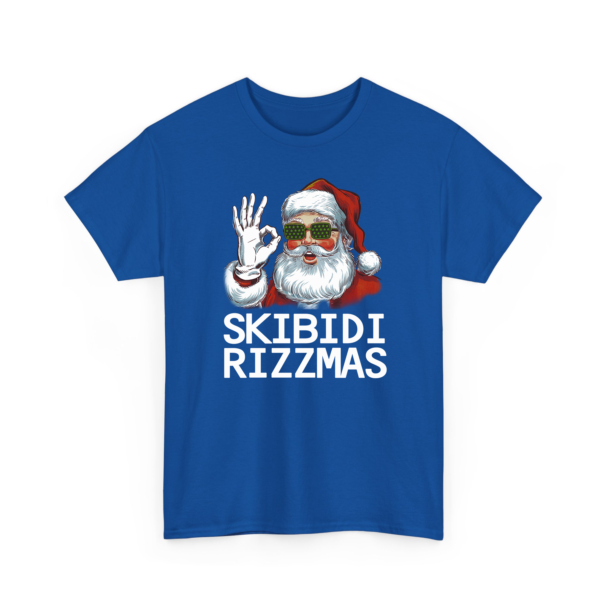 Skibidi Rizzmas Christmas Rizz Santa Claus Charisma T-shirt