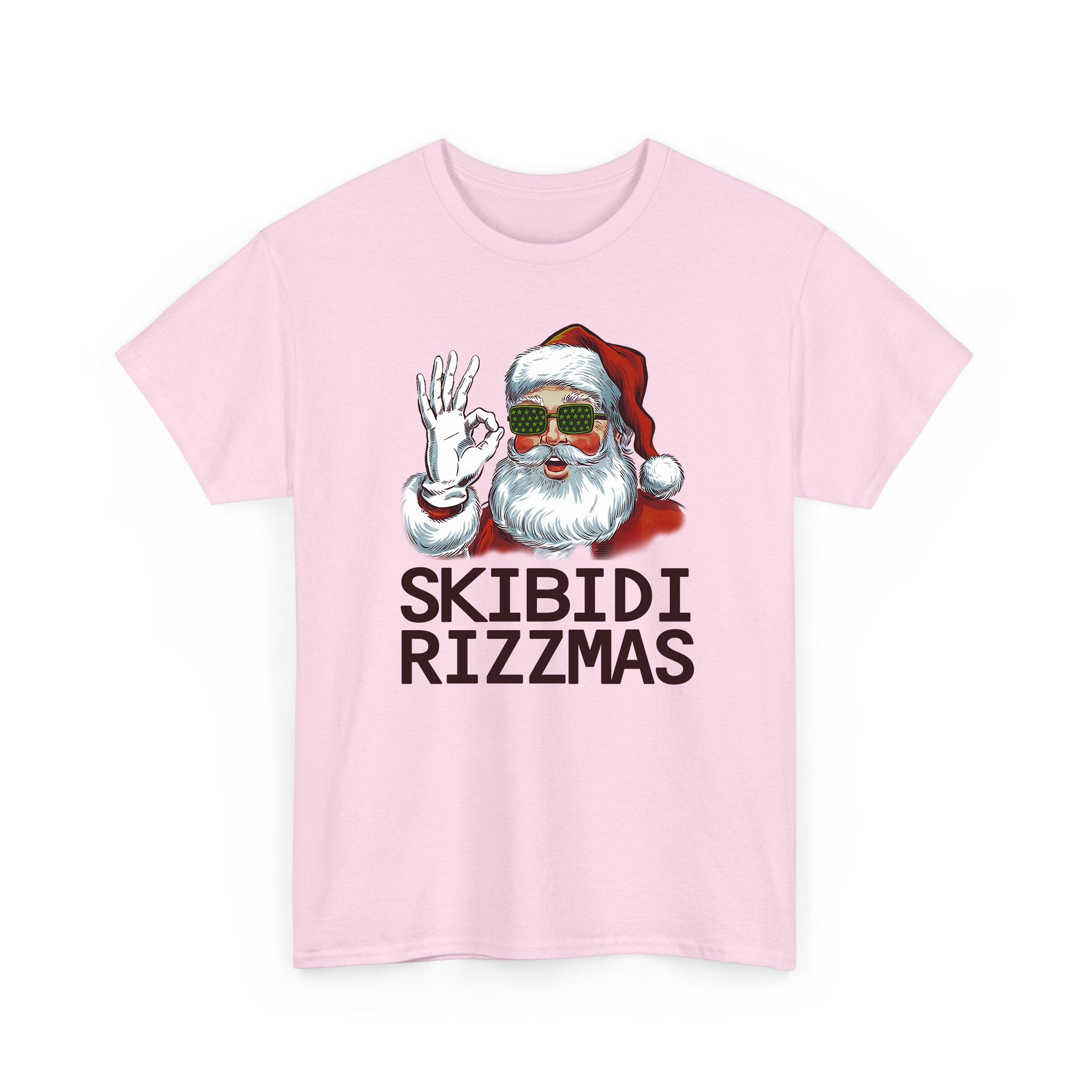 Skibidi Rizzmas Christmas Rizz Santa Claus Charisma T-shirt