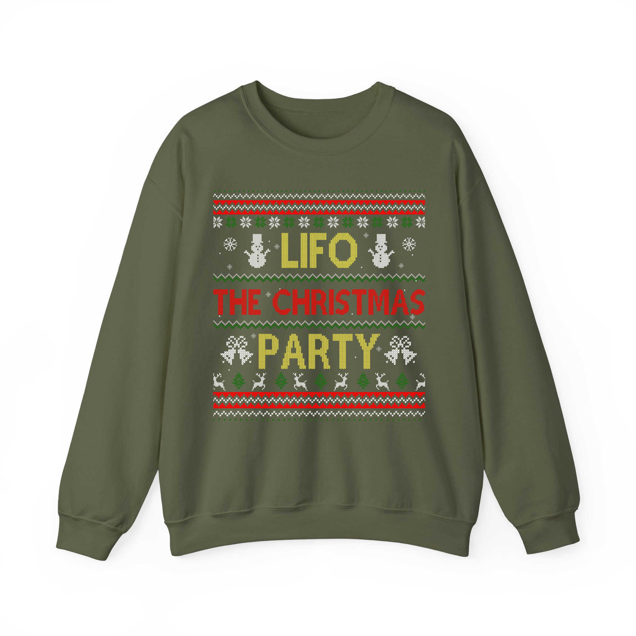 Lifo The Christmas Party Ugly Pattern Sweatshirt For Accountant