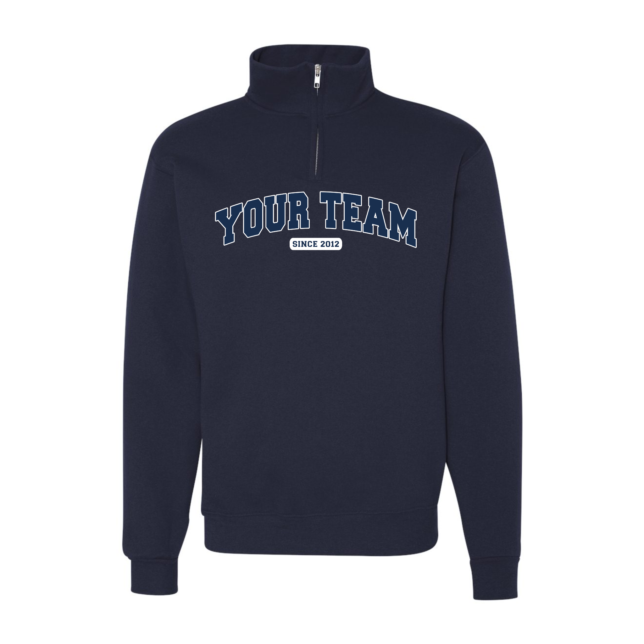 Custom Team Quarter-Zip Sweatshirt With Your Name and Favorite Number