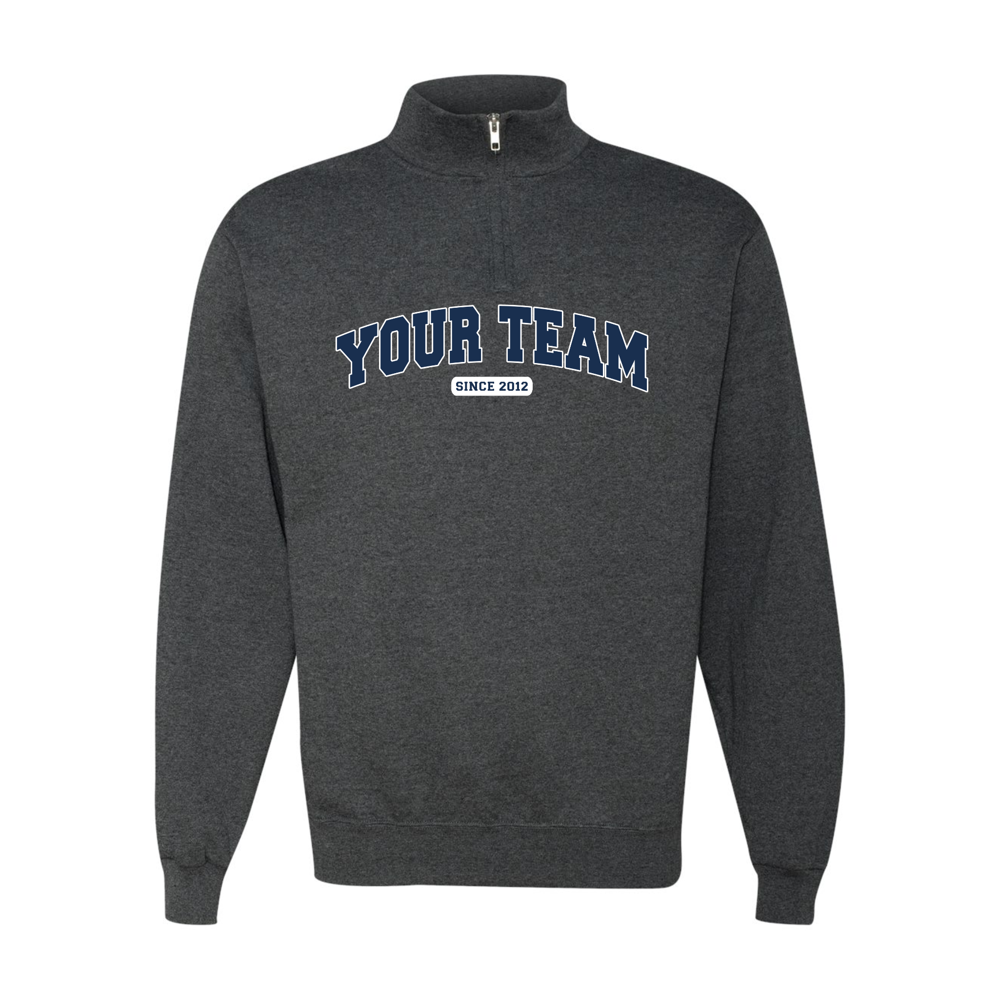 Custom Team Quarter-Zip Sweatshirt With Your Name and Favorite Number