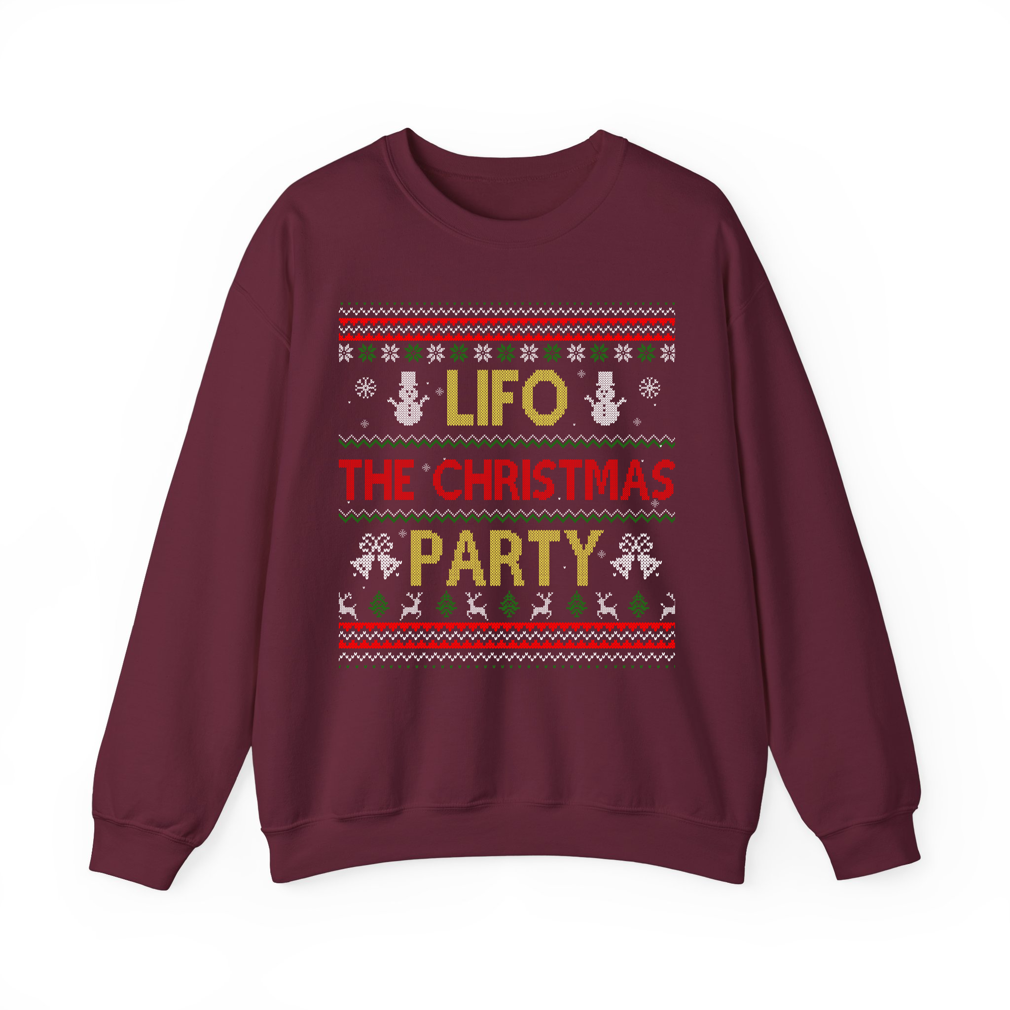 Lifo The Christmas Party Ugly Pattern Sweatshirt For Accountant