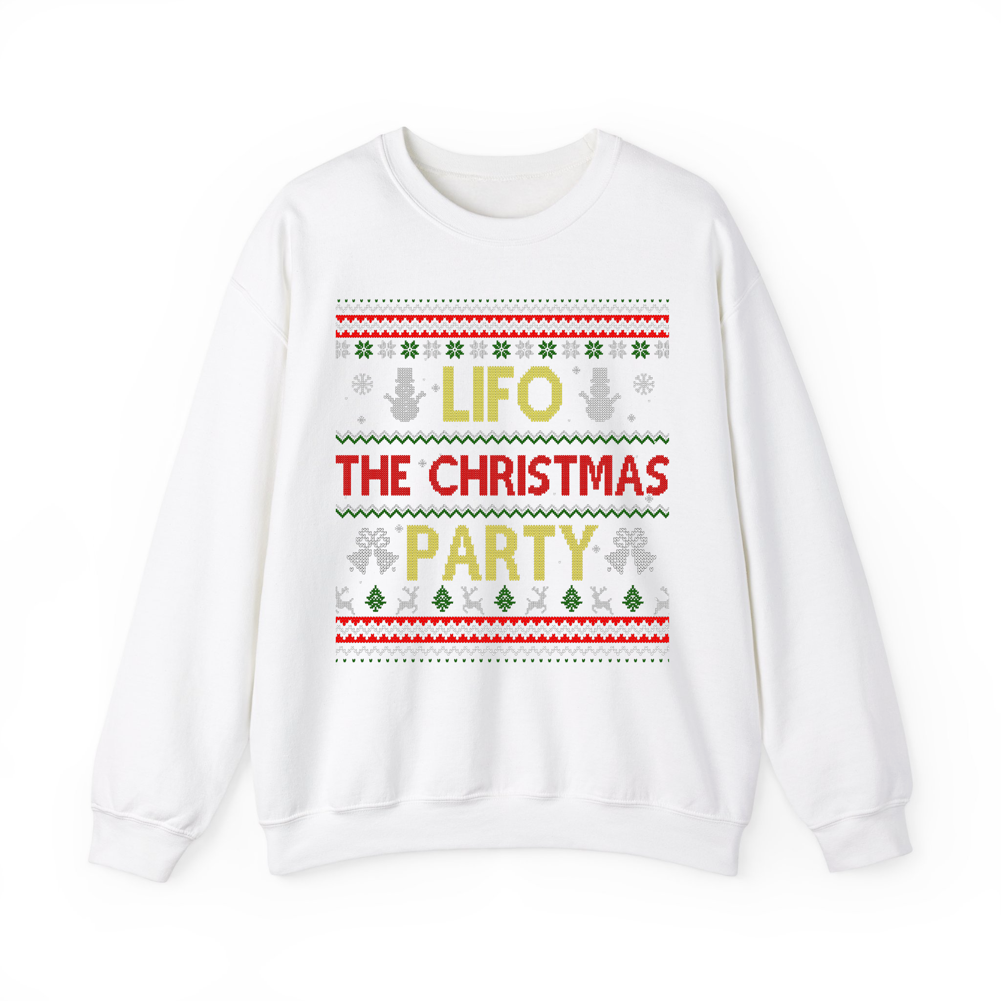 Lifo The Christmas Party Ugly Pattern Sweatshirt For Accountant