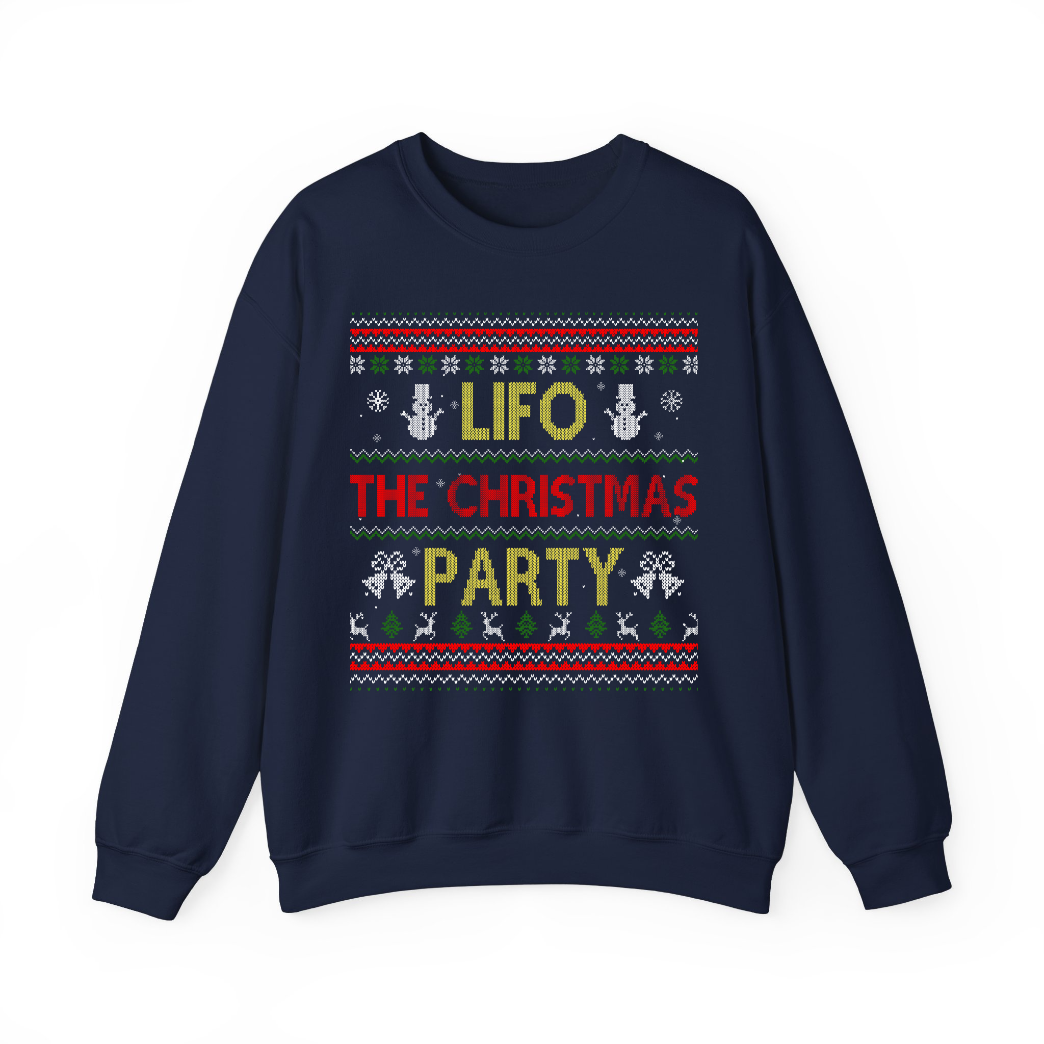 Lifo The Christmas Party Ugly Pattern Sweatshirt For Accountant