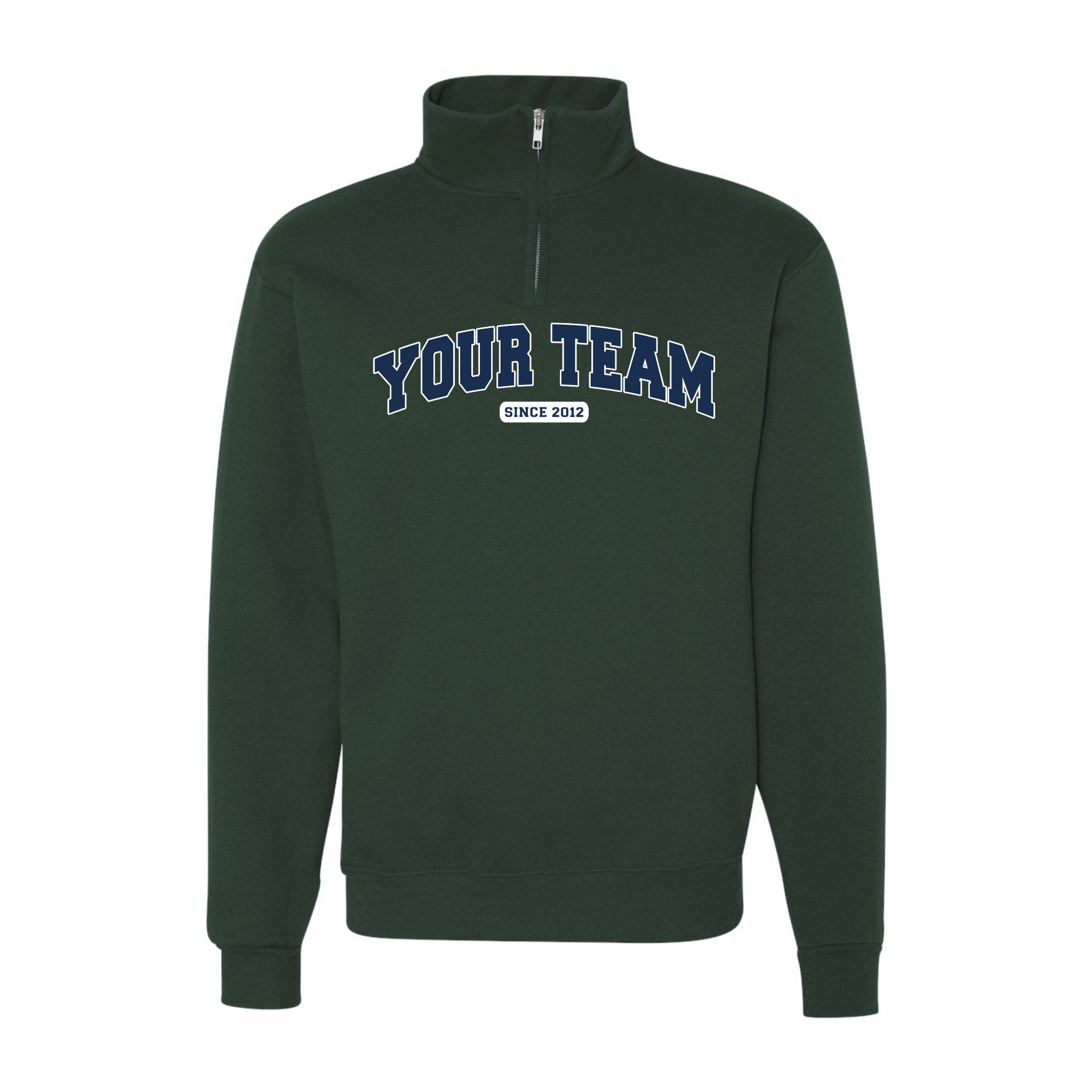 Custom Team Quarter-Zip Sweatshirt With Your Name and Favorite Number