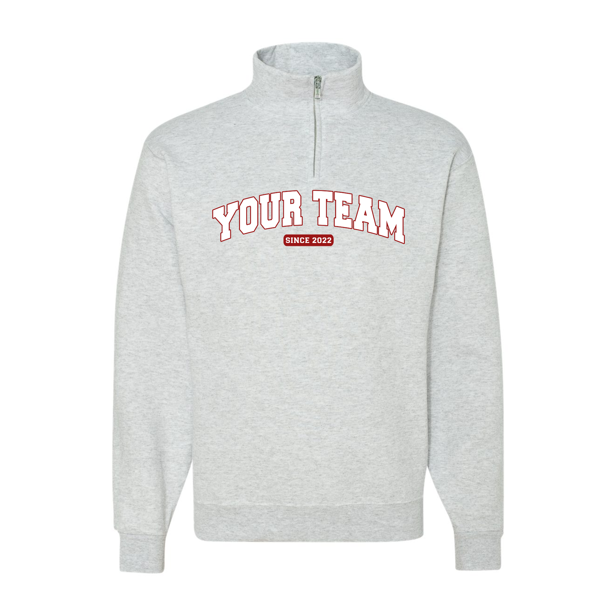 Custom Team Quarter-Zip Sweatshirt With Your Name and Favorite Number