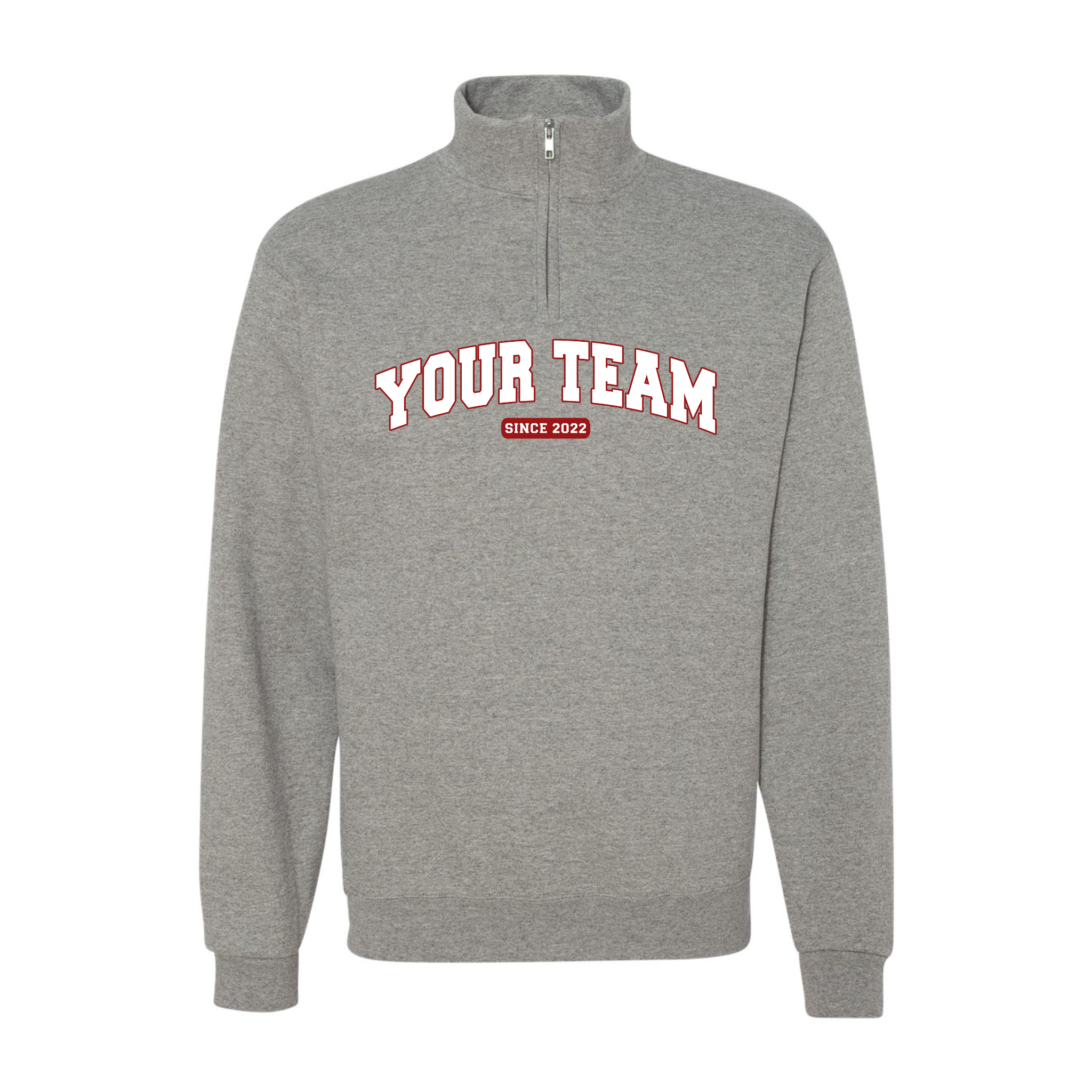 Custom Team Quarter-Zip Sweatshirt With Your Name and Favorite Number