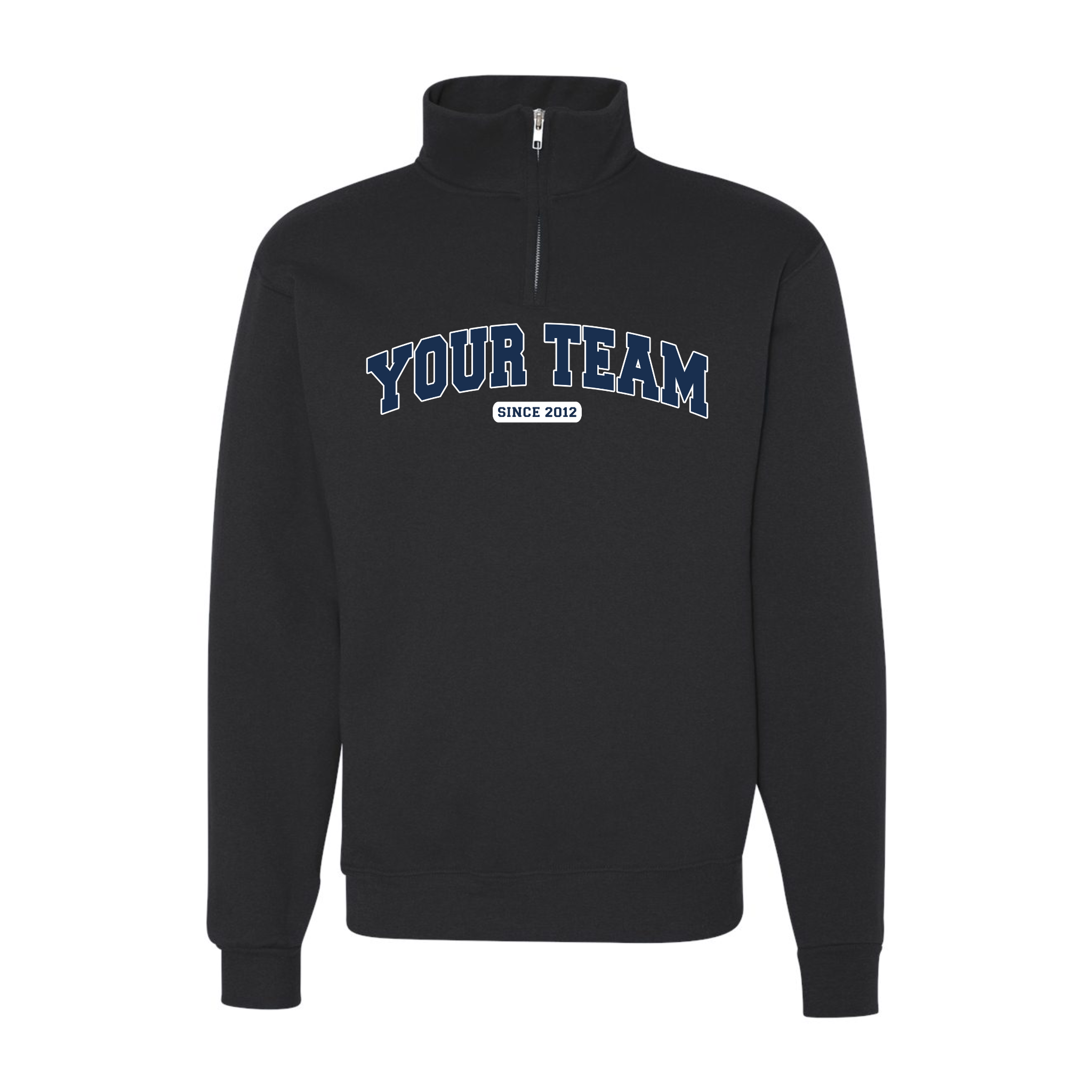 Custom Team Quarter-Zip Sweatshirt With Your Name and Favorite Number