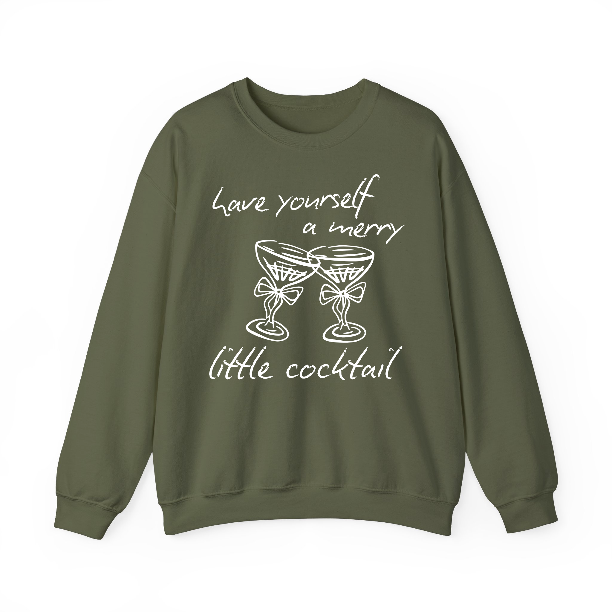 Have Yourself A Merry Little Cocktail Chritsmas Sweatshirt