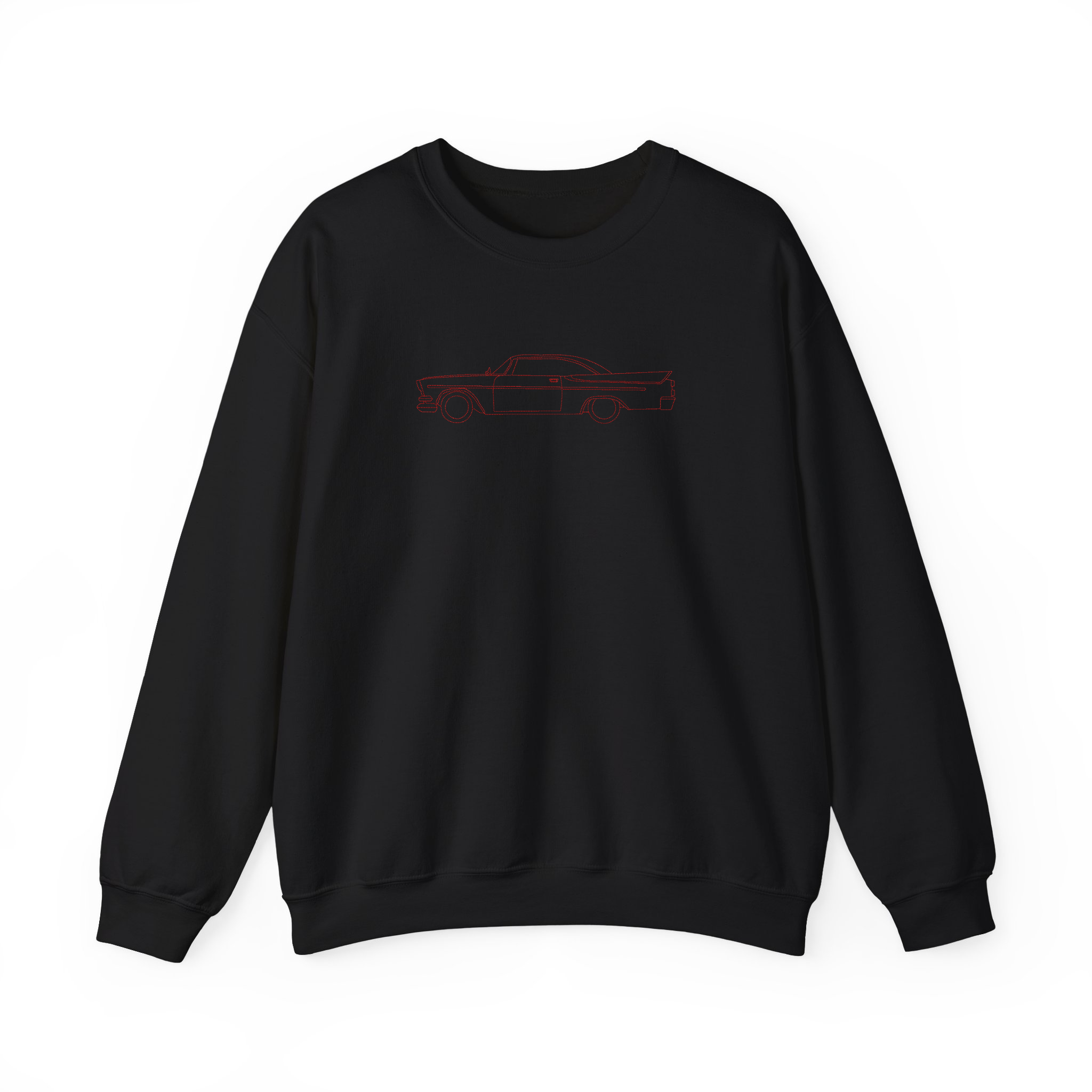 Custom Your Car Outline Embroidered Sweatshirt, Hoodie, Personalized Dad/Boyfriend Gift