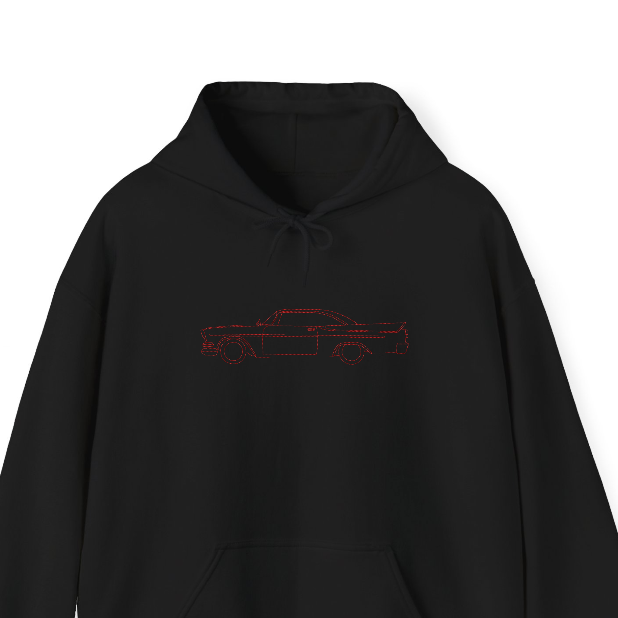 Custom Your Car Outline Embroidered Sweatshirt, Hoodie, Personalized Dad/Boyfriend Gift