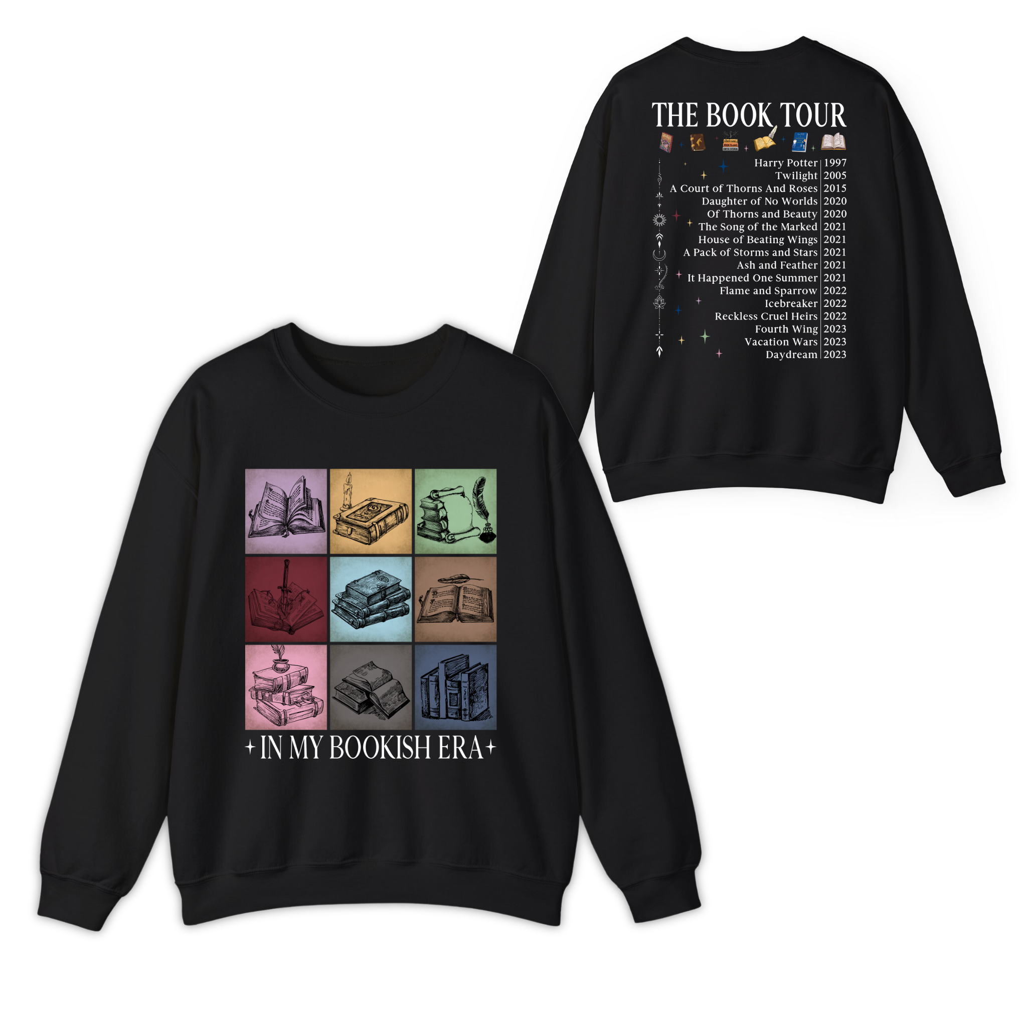 In My Bookish Era Custom Favorite Books Sweatshirt