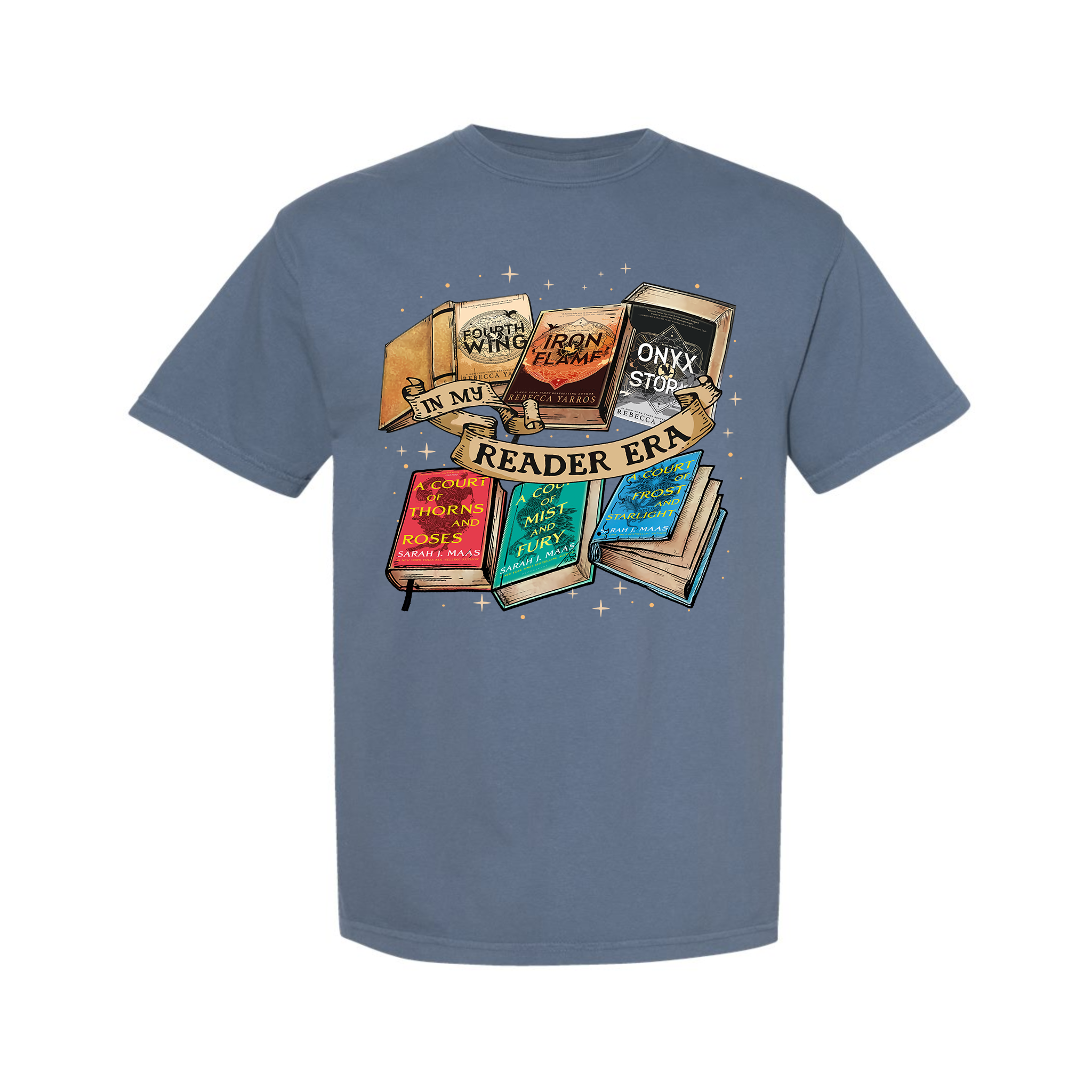 Personalized Your Books In My Reader Era Retro Comfort Color T-shirt