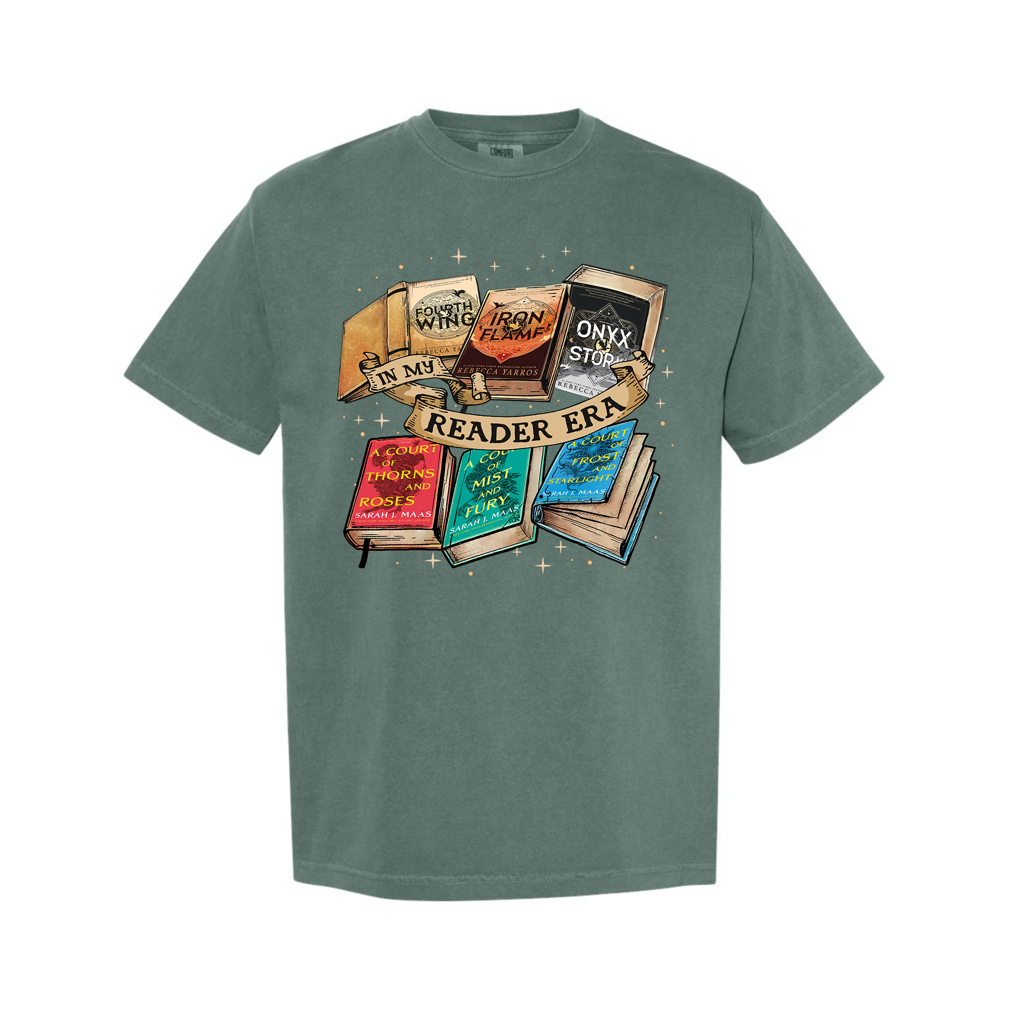 Personalized Your Books In My Reader Era Retro Comfort Color T-shirt