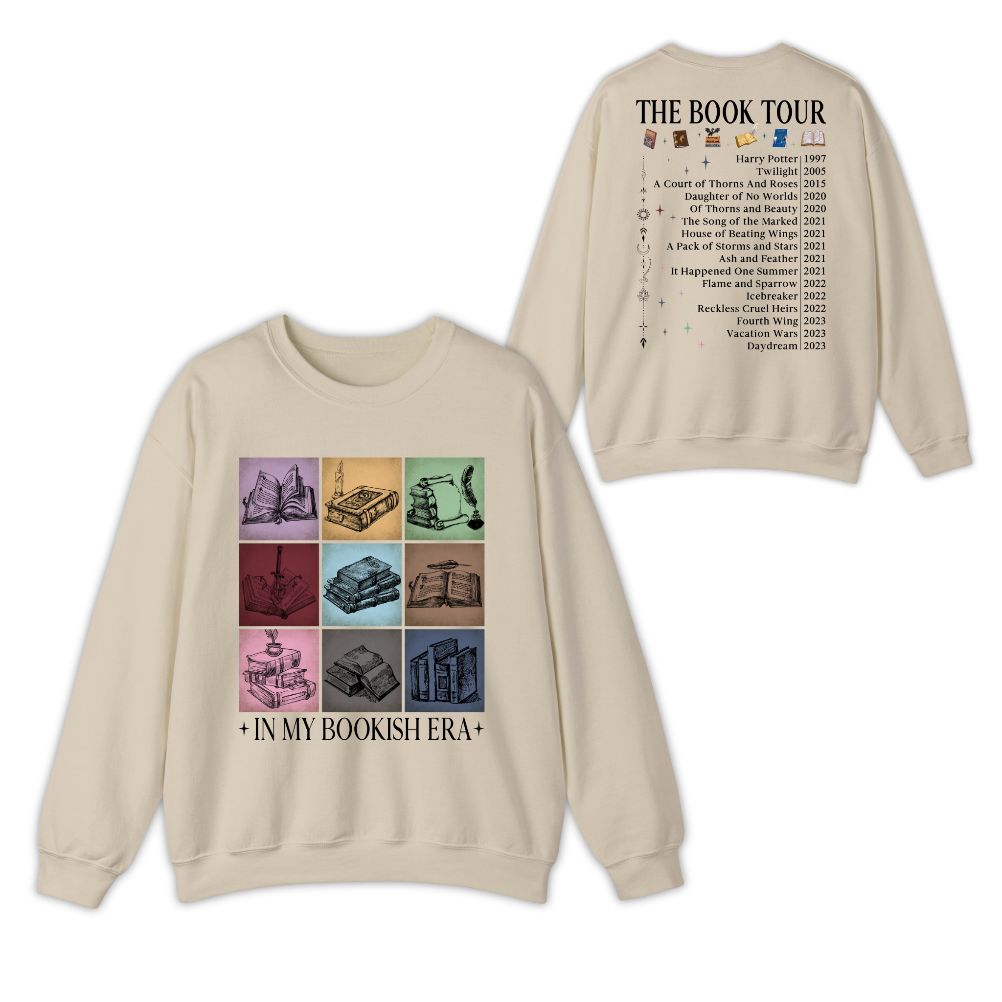 In My Bookish Era Custom Favorite Books Sweatshirt