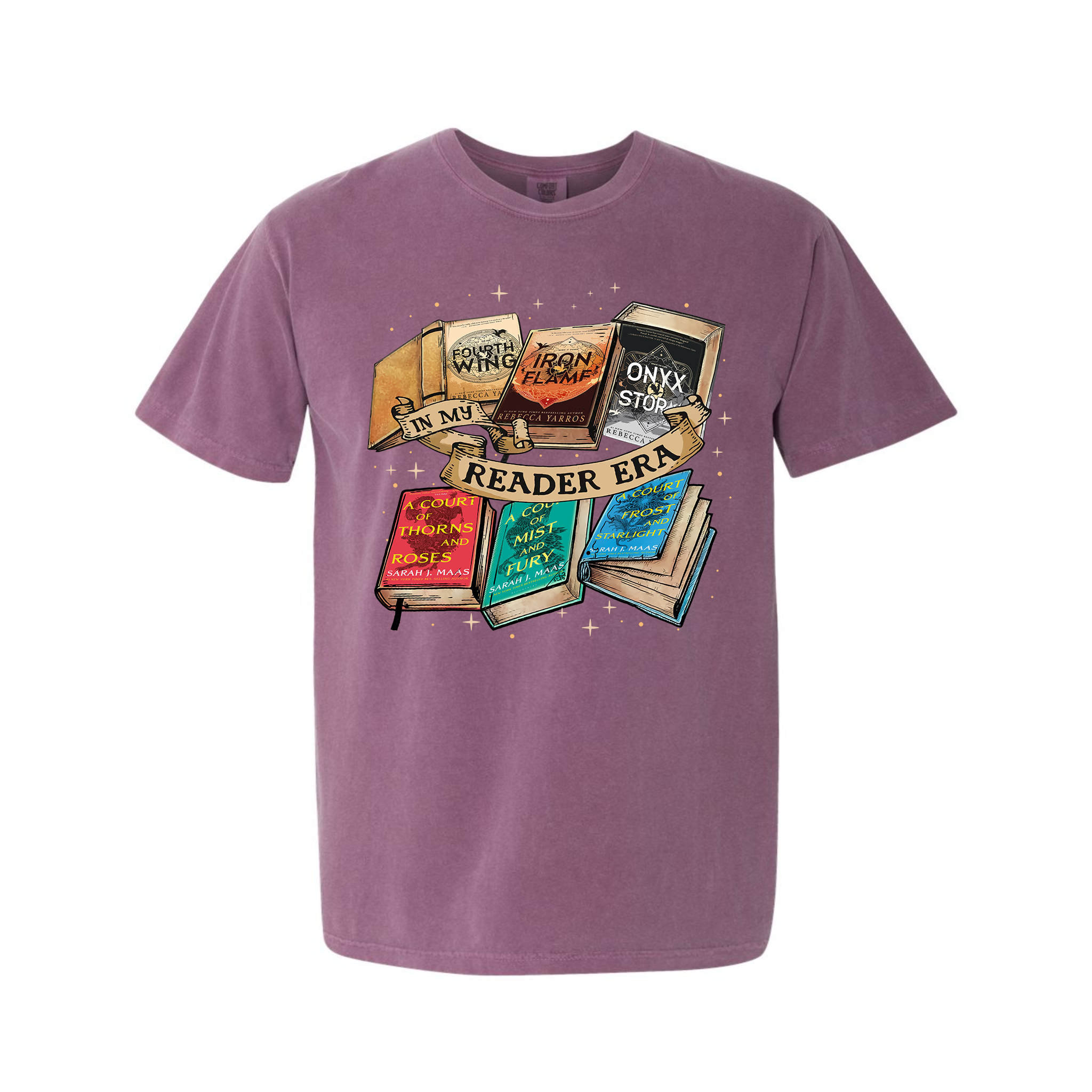 Personalized Your Books In My Reader Era Retro Comfort Color T-shirt