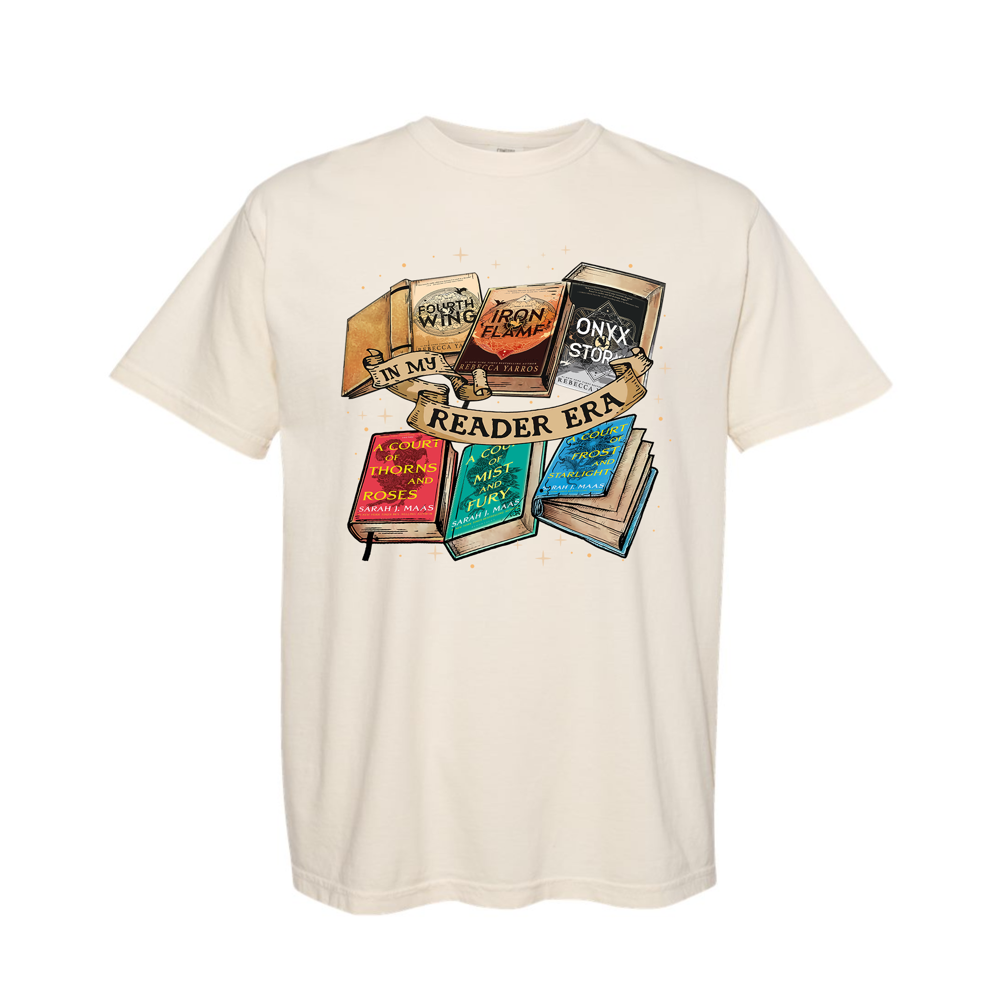 Personalized Your Books In My Reader Era Retro Comfort Color T-shirt