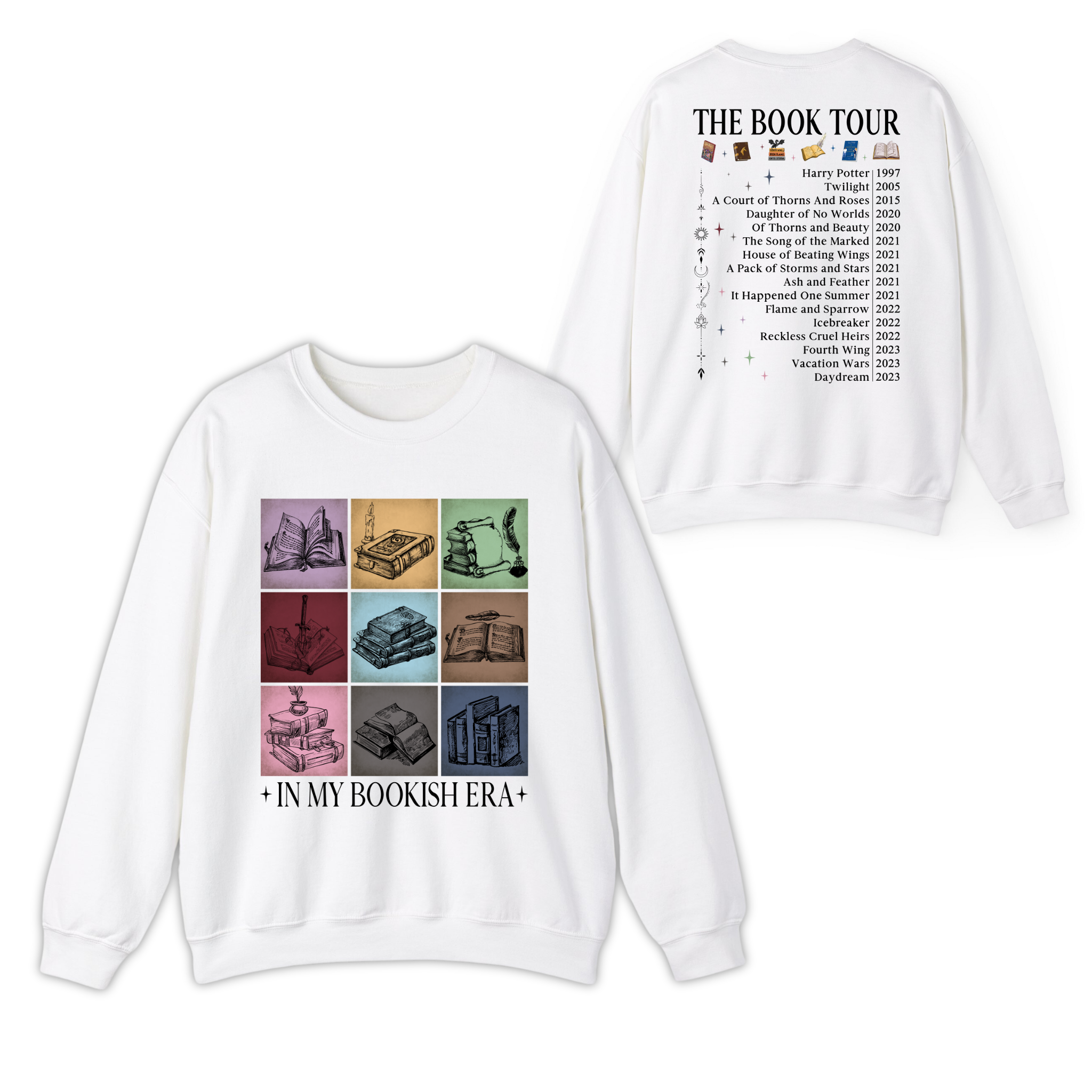 In My Bookish Era Custom Favorite Books Sweatshirt