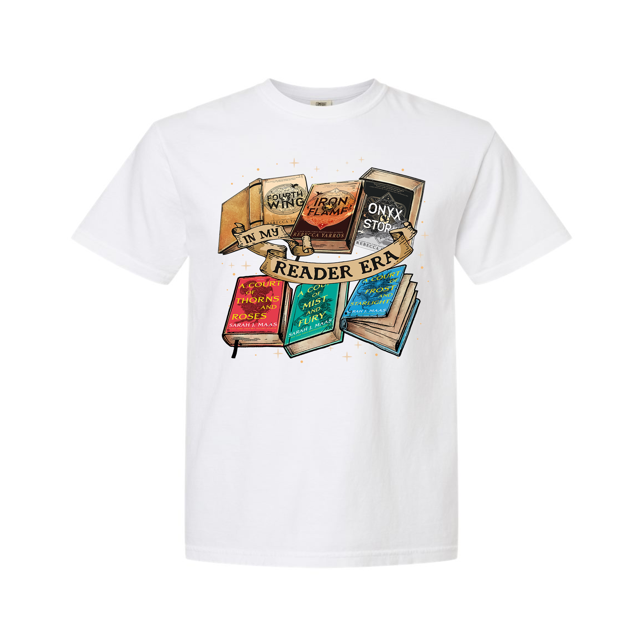 Personalized Your Books In My Reader Era Retro Comfort Color T-shirt